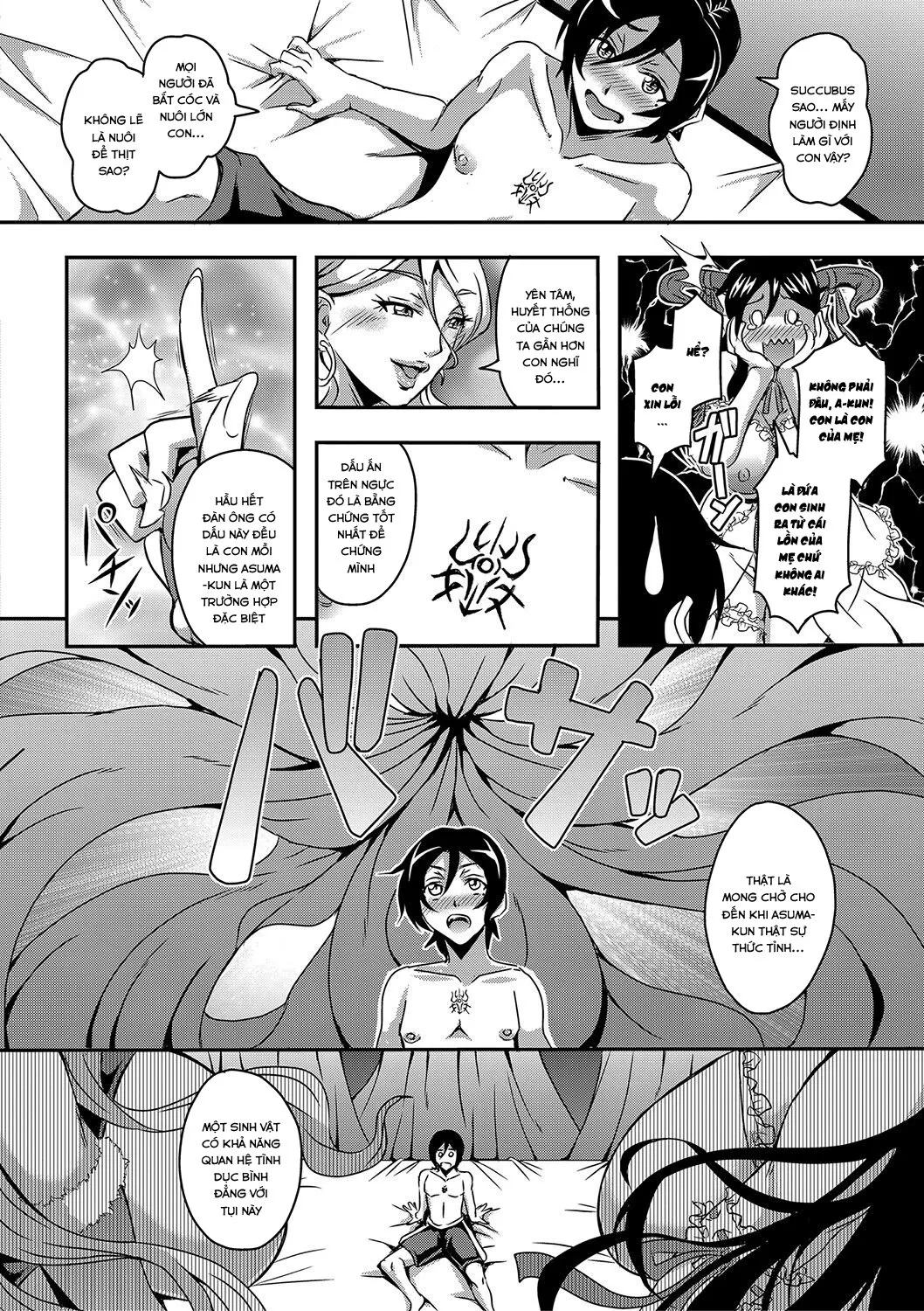 HentaiVN.net - Ảnh 15 - Boku to Succubus Mama-tachi to no Harem Life - Chap 1