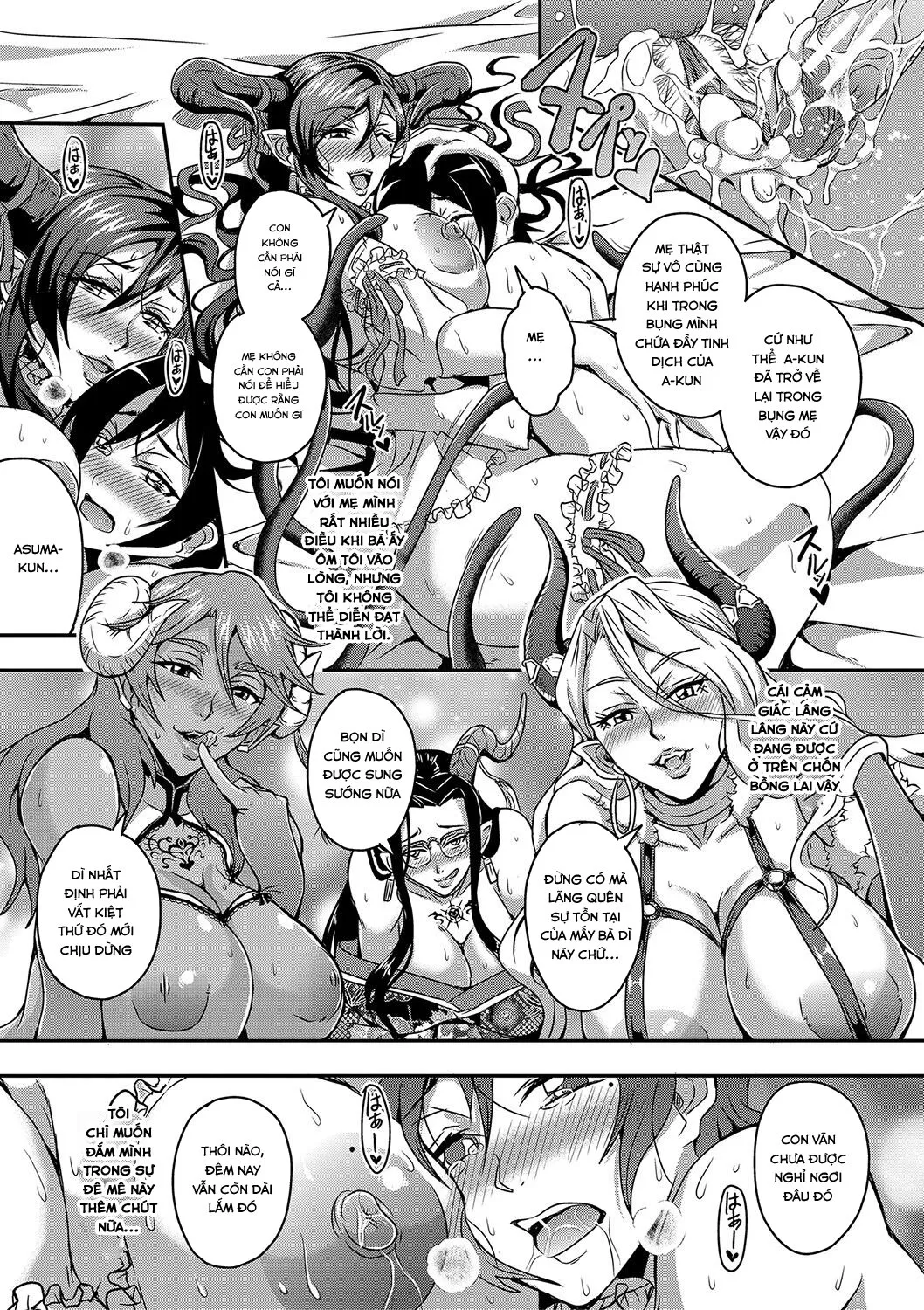 HentaiVN.net - Ảnh 28 - Boku to Succubus Mama-tachi to no Harem Life - Chap 1