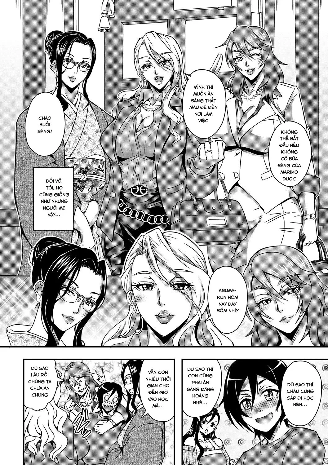 HentaiVN.net - Ảnh 5 - Boku to Succubus Mama-tachi to no Harem Life - Chap 1
