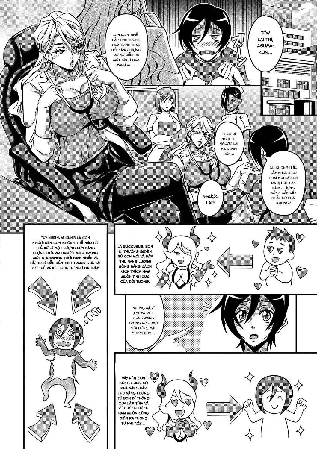 HentaiVN.net - Ảnh 5 - Boku to Succubus Mama-tachi to no Harem Life - Chap 2