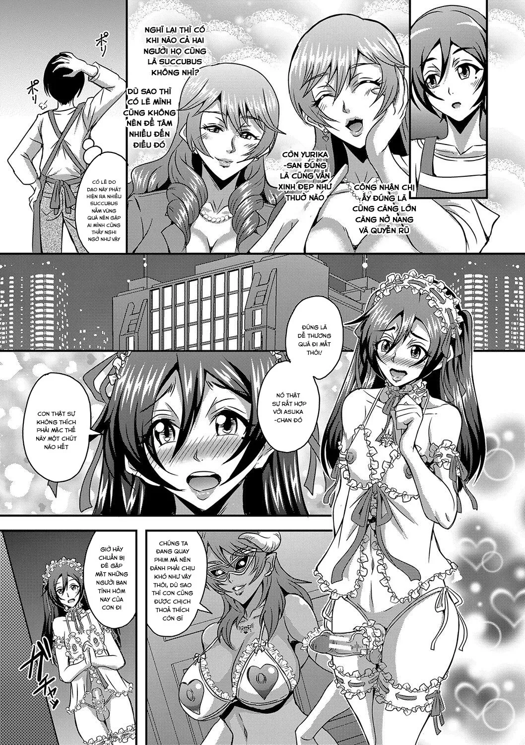 HentaiVN.net - Ảnh 6 - Boku to Succubus Mama-tachi to no Harem Life - Chap 4