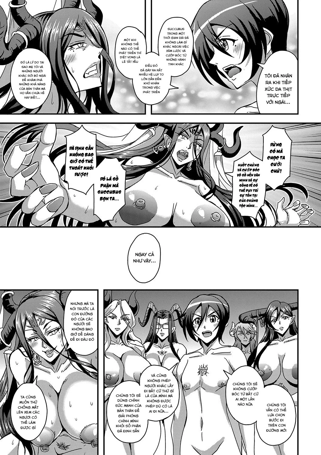 HentaiVN.net - Ảnh 28 - Boku to Succubus Mama-tachi to no Harem Life - Chap 5