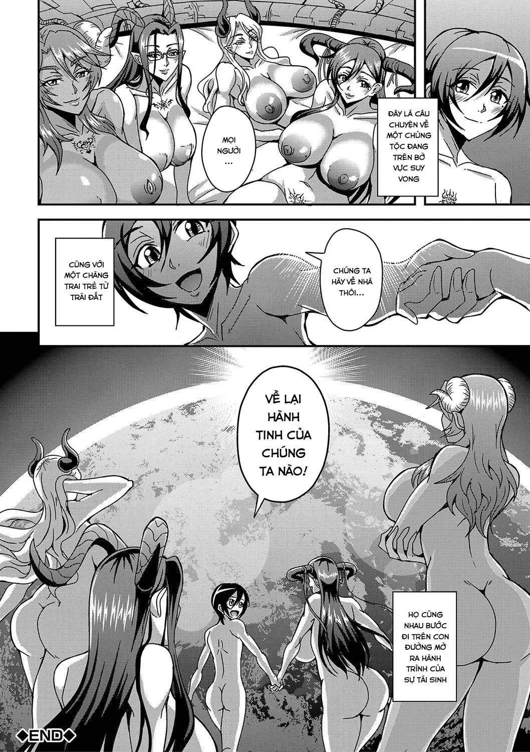 HentaiVN.net - Ảnh 40 - Boku to Succubus Mama-tachi to no Harem Life - Chap 5