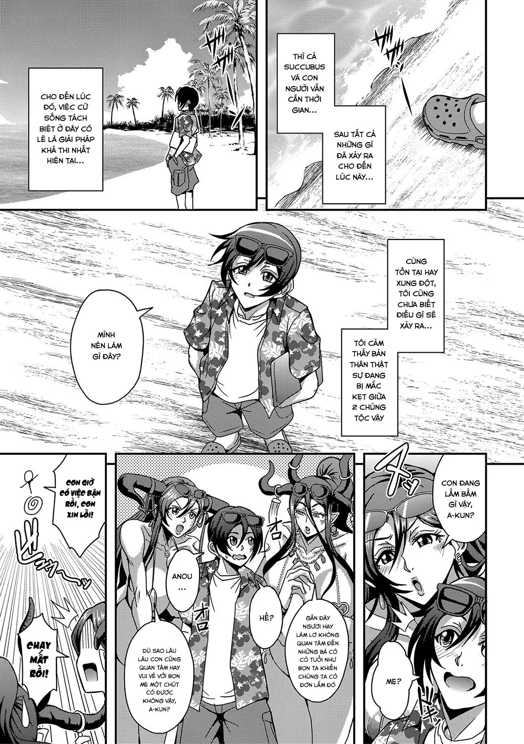 HentaiVN.net - Ảnh 4 - Boku to Succubus Mama-tachi to no Harem Life - Chap 6