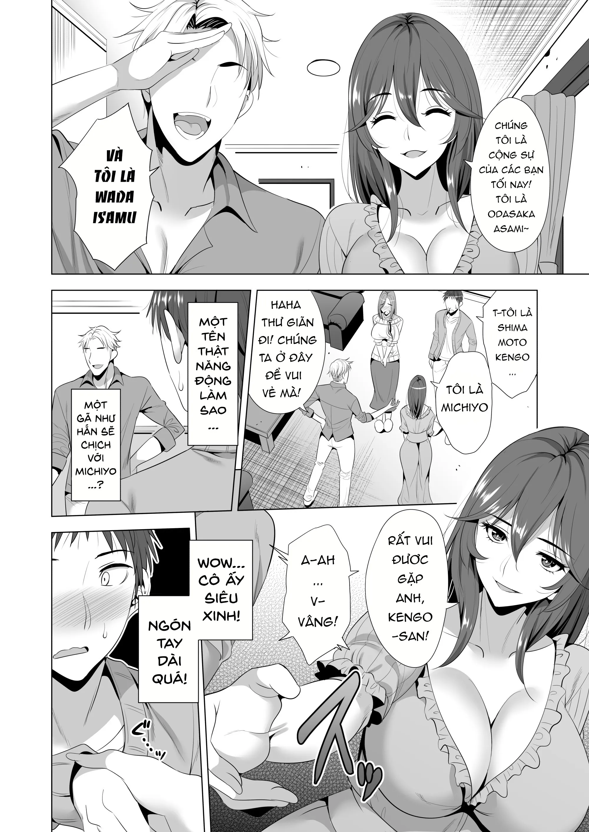 HentaiVN.net - Ảnh 15 - (Aburi Saamon Maru) Swapping Koushuu [Part 1] [スワッピング講習] - Oneshot