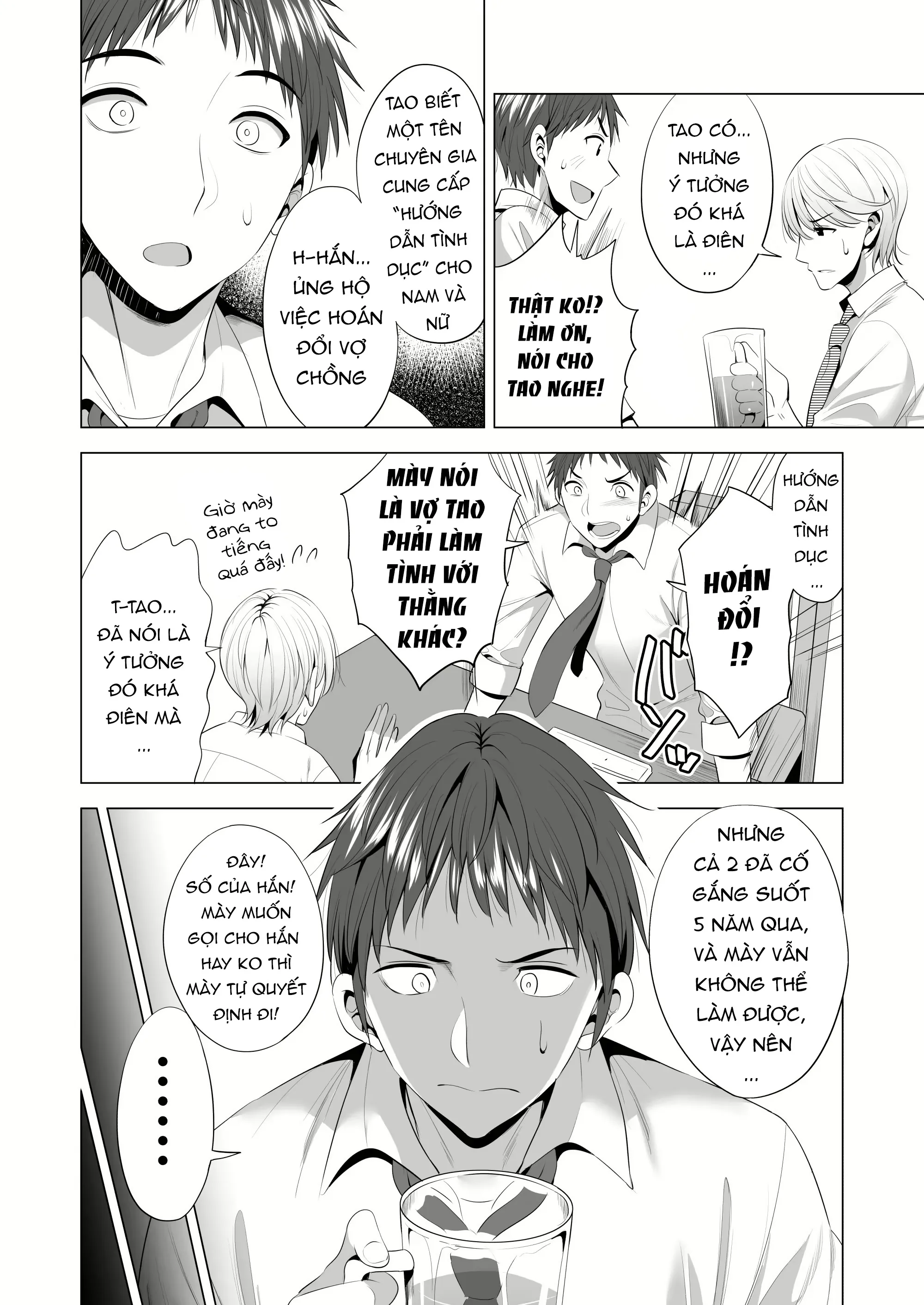 HentaiVN.net - Ảnh 7 - (Aburi Saamon Maru) Swapping Koushuu [Part 1] [スワッピング講習] - Oneshot