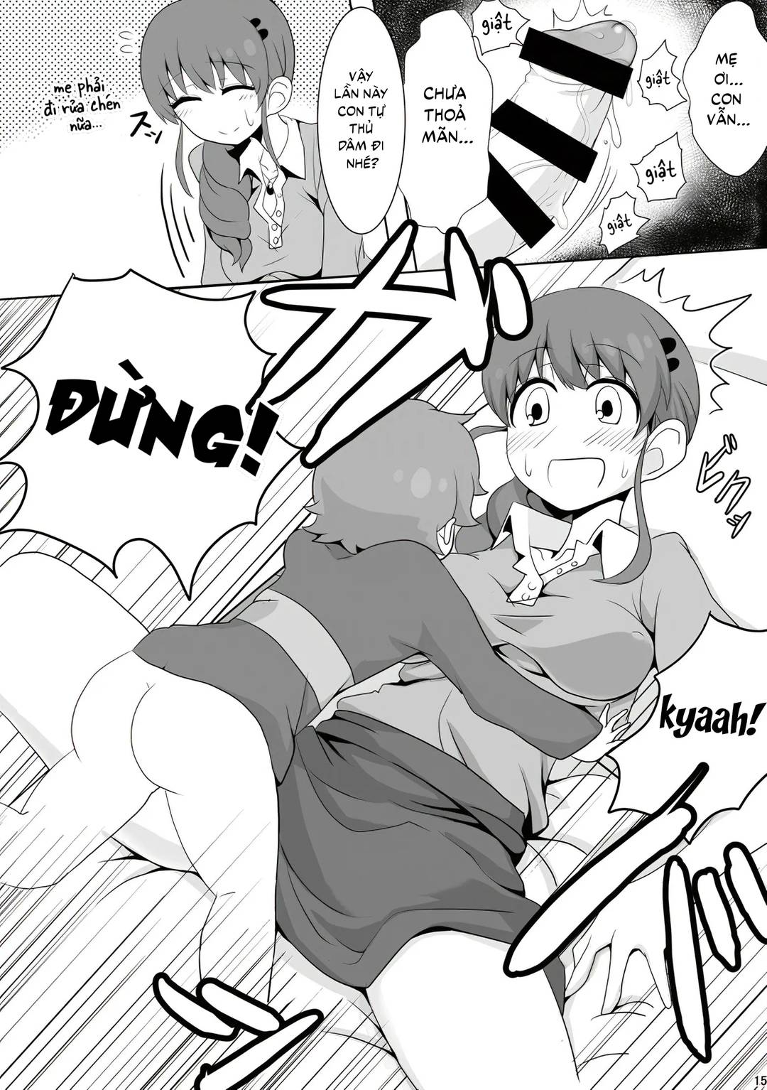 HentaiVN.net - Ảnh 16 - Bà mẹ idol [Ringo Mama No Ero Hon] - Oneshot