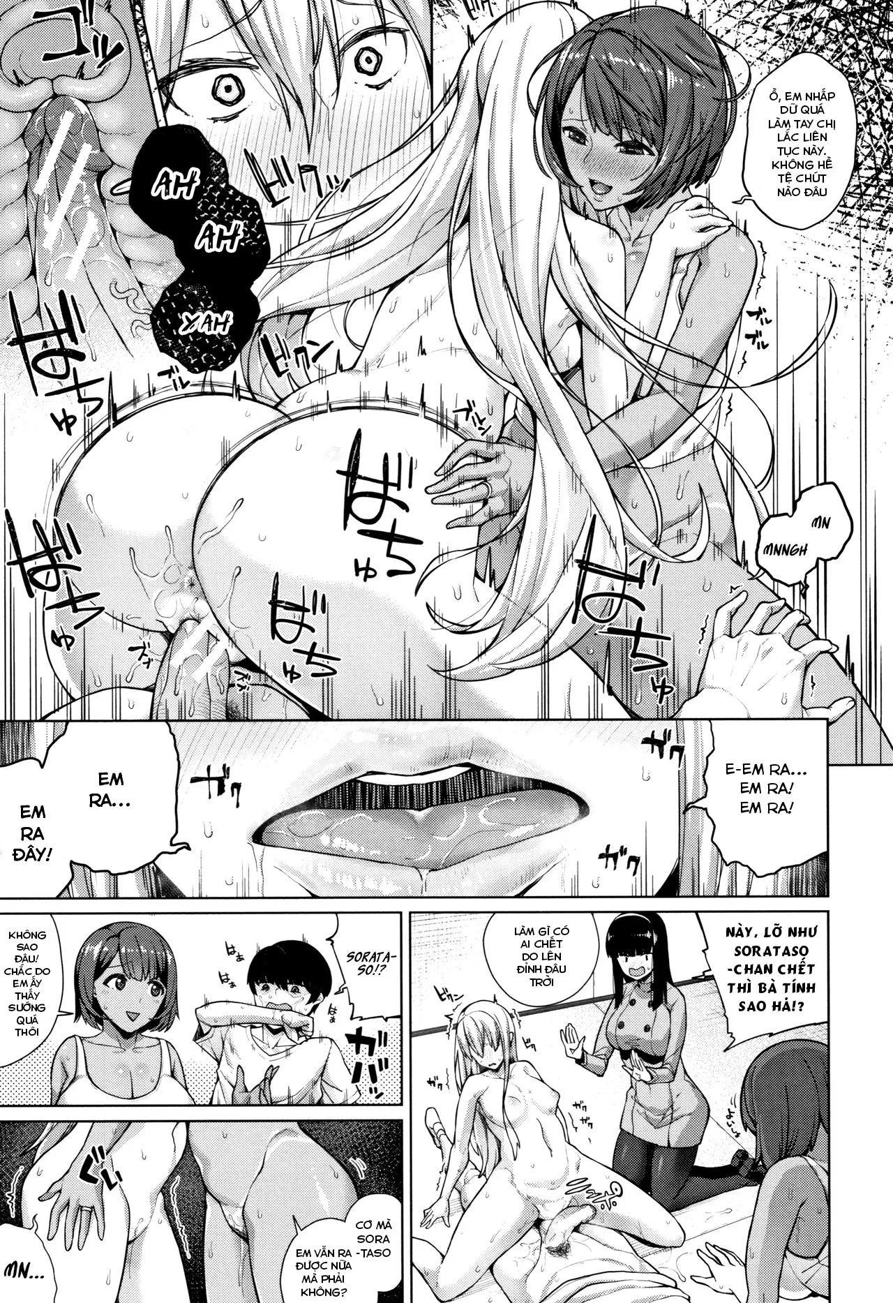 HentaiVN.net - Ảnh 24 - Oshini Yowai Onna [Bị kẹt trong thang máy] - Chap 2
