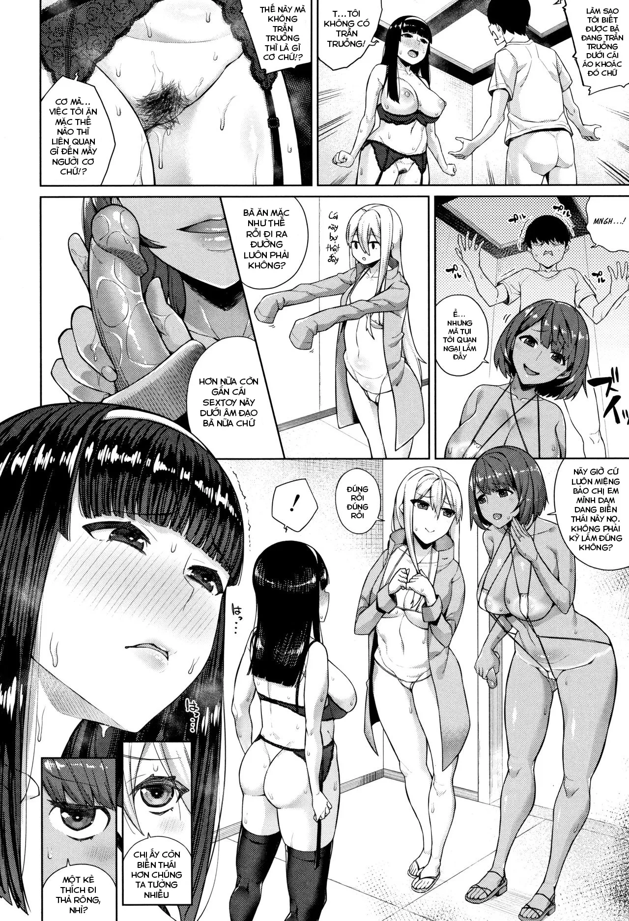 HentaiVN.net - Ảnh 6 - Oshini Yowai Onna [Bị kẹt trong thang máy] - Chap 3