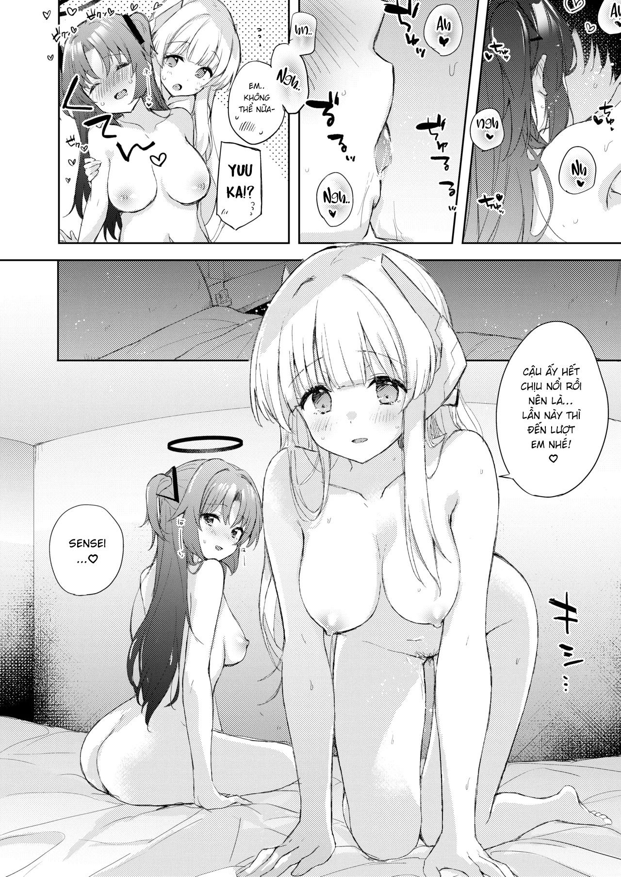 HentaiVN.net - Ảnh 12 - Blue_Translucency (Blue Archive) - One shot khô dái chịch 2/4 seminar