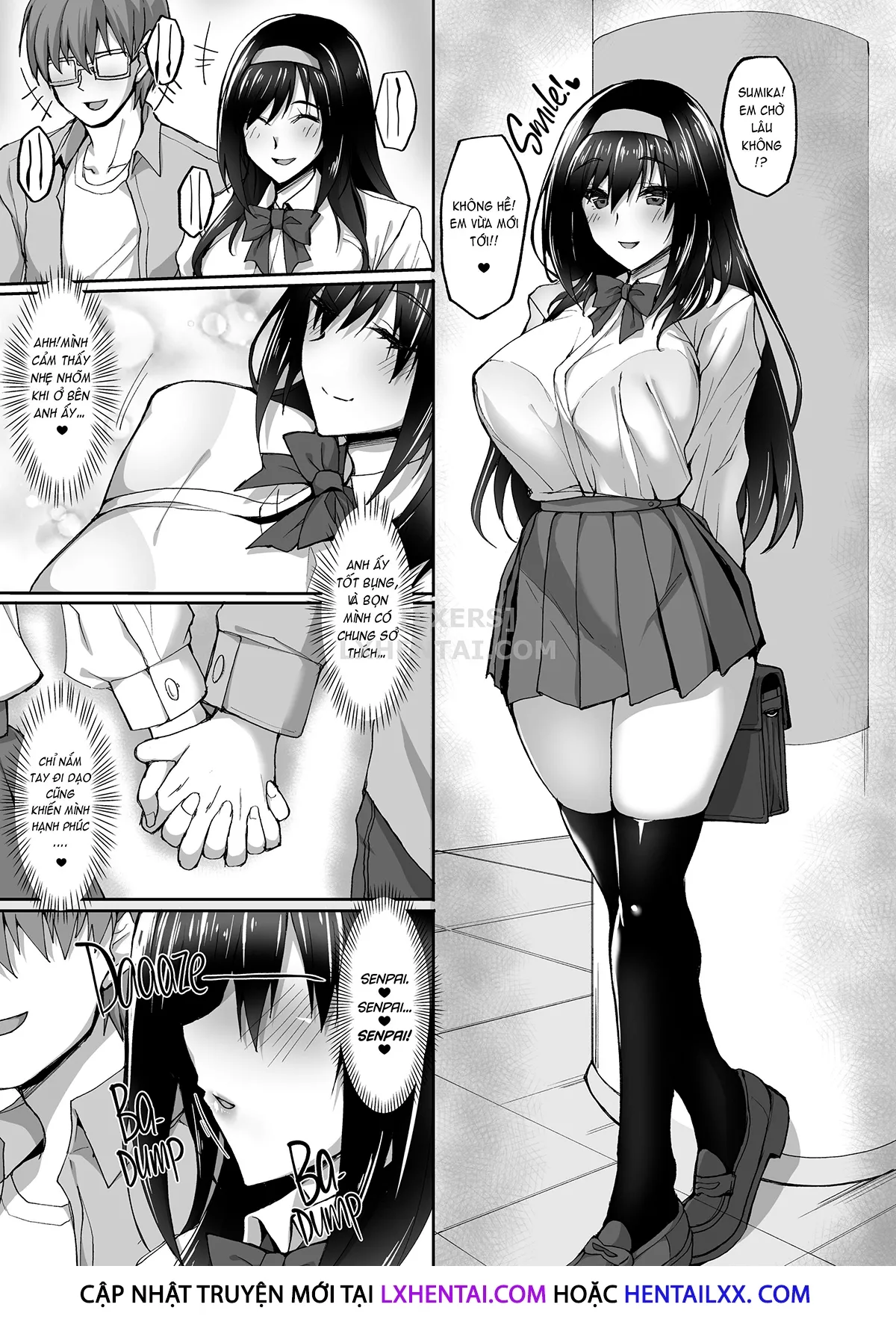 HentaiVN.net - Ảnh 9 - Netorare Kouhai Kanojo [Netorare Junior Girlfriend] - Chap 2 - A Body in Heat, Abandoned to Pleasure