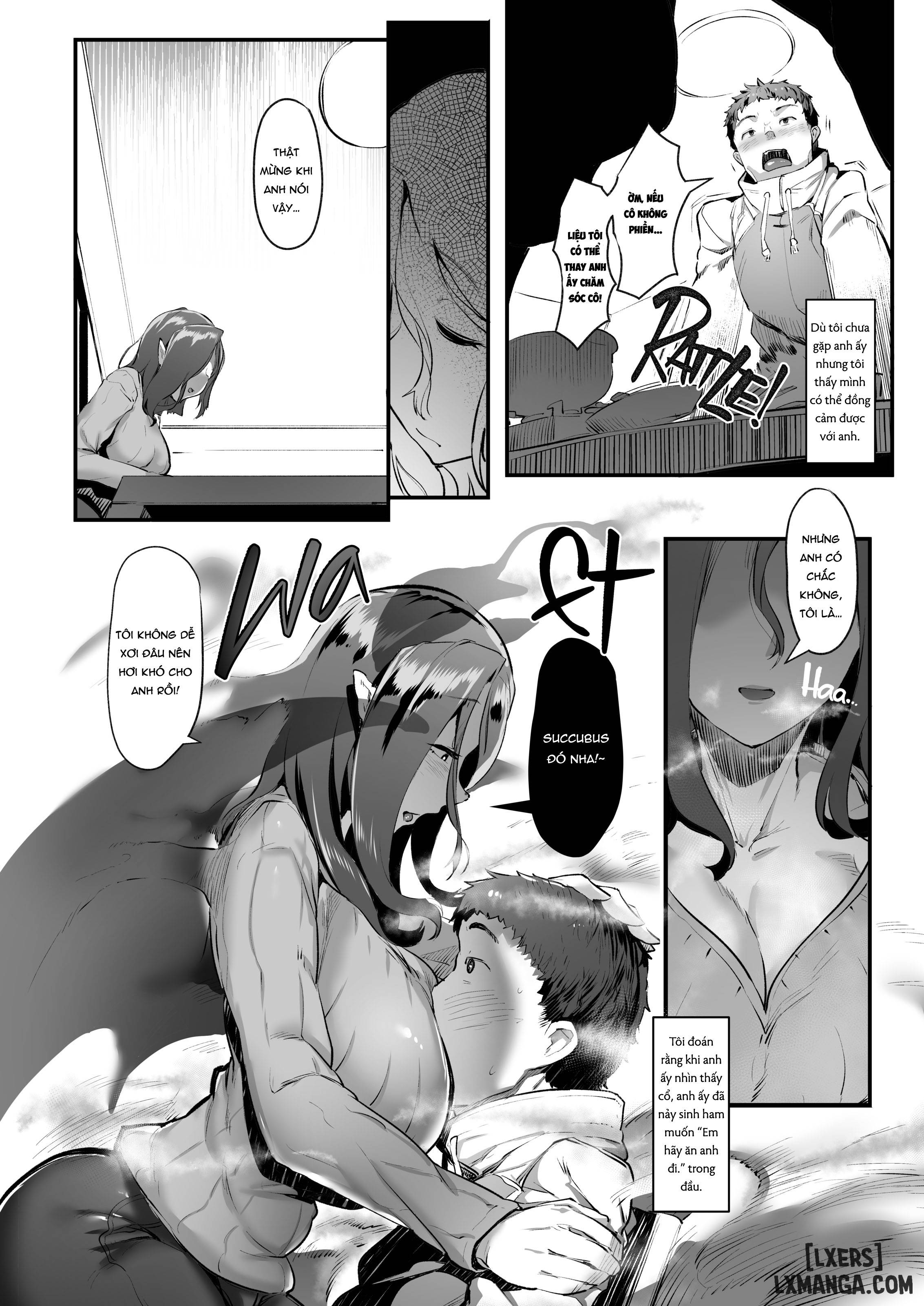 HentaiVN.net - Ảnh 9 - Succubus Widow's Afternoon Secret - Oneshot