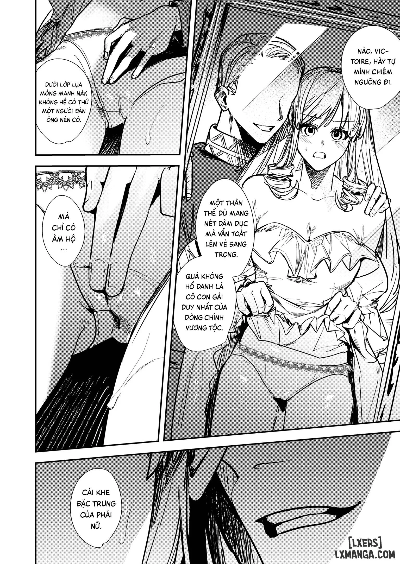 HentaiVN.net - Ảnh 11 - Ngôi vị bị đánh cắp ~Từ vua thành hoàng hậu~ - Oneshot