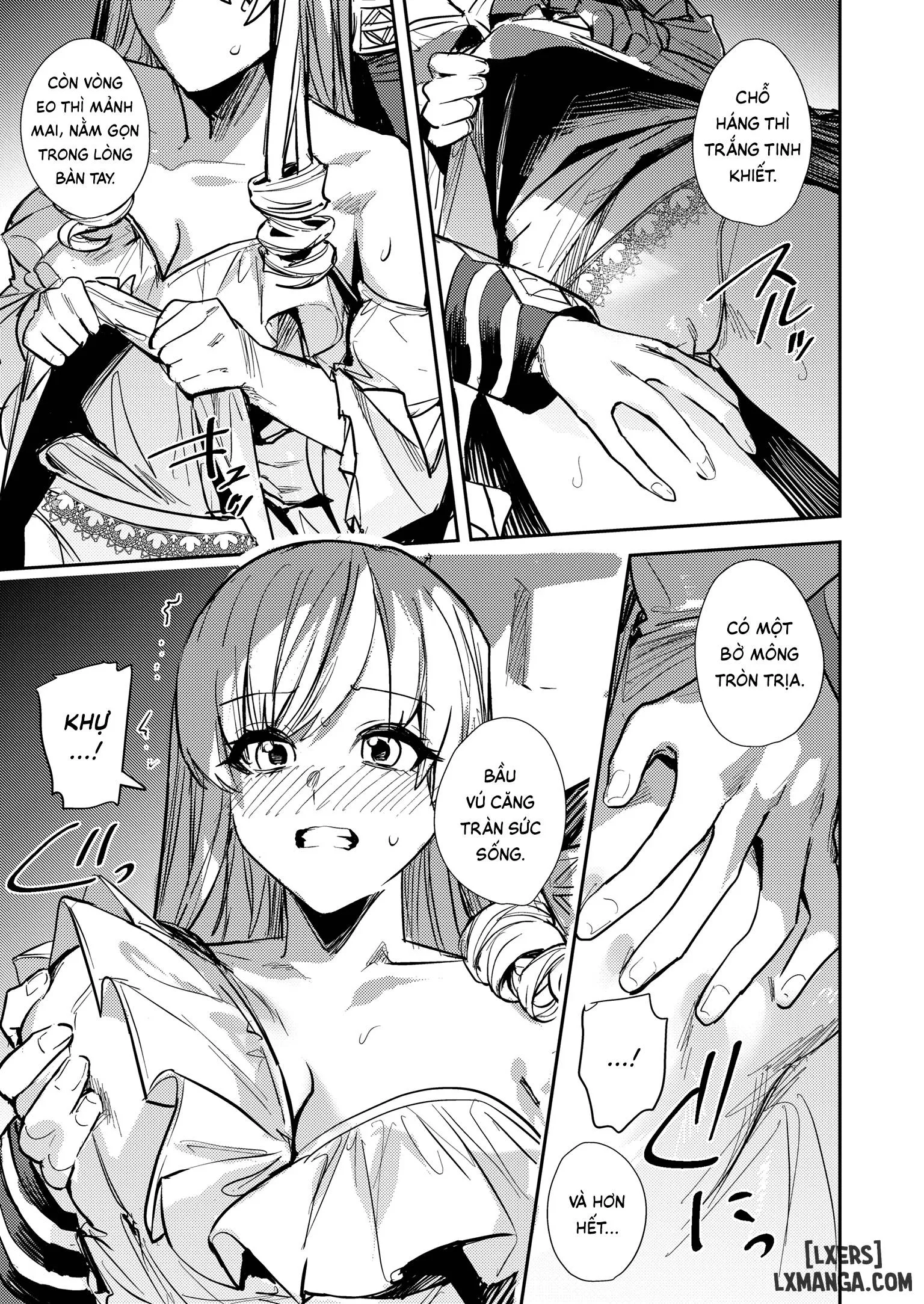 HentaiVN.net - Ảnh 12 - Ngôi vị bị đánh cắp ~Từ vua thành hoàng hậu~ - Oneshot