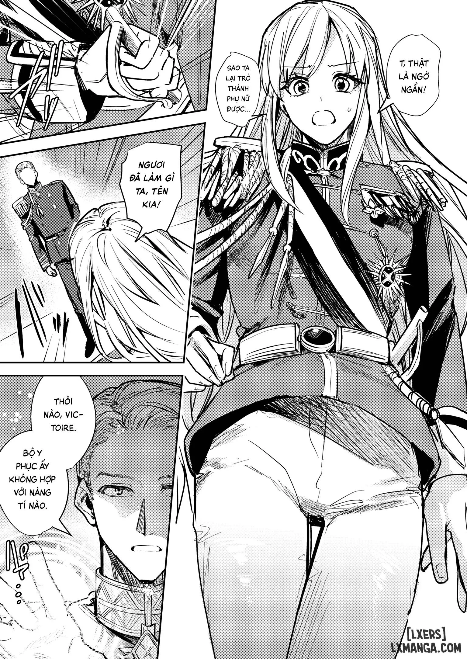HentaiVN.net - Ảnh 6 - Ngôi vị bị đánh cắp ~Từ vua thành hoàng hậu~ - Oneshot