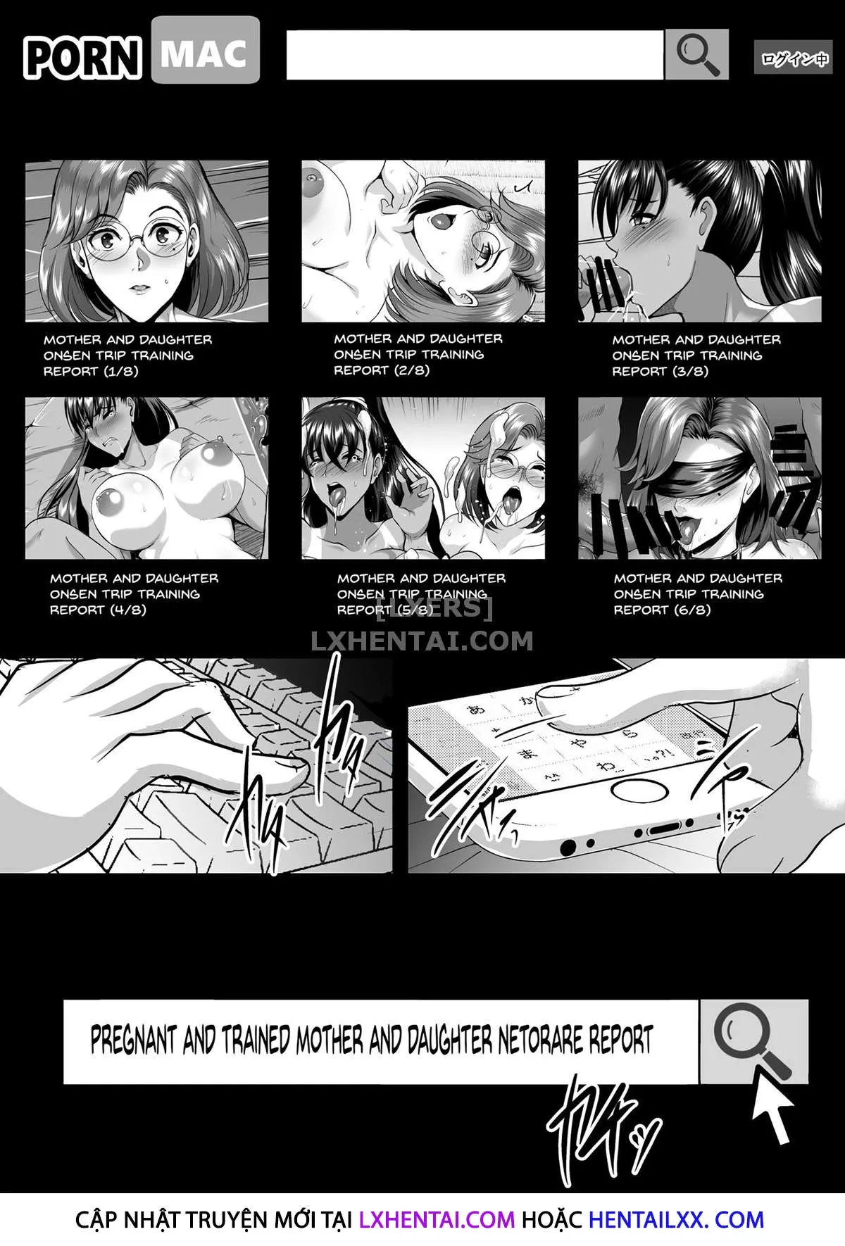 HentaiVN.net - Ảnh 4 - Choukyou Juseizumi Oyako Netorare Kiroku [Finished Impregnation Training - Mother And Daughter NTR Records] - Oneshot