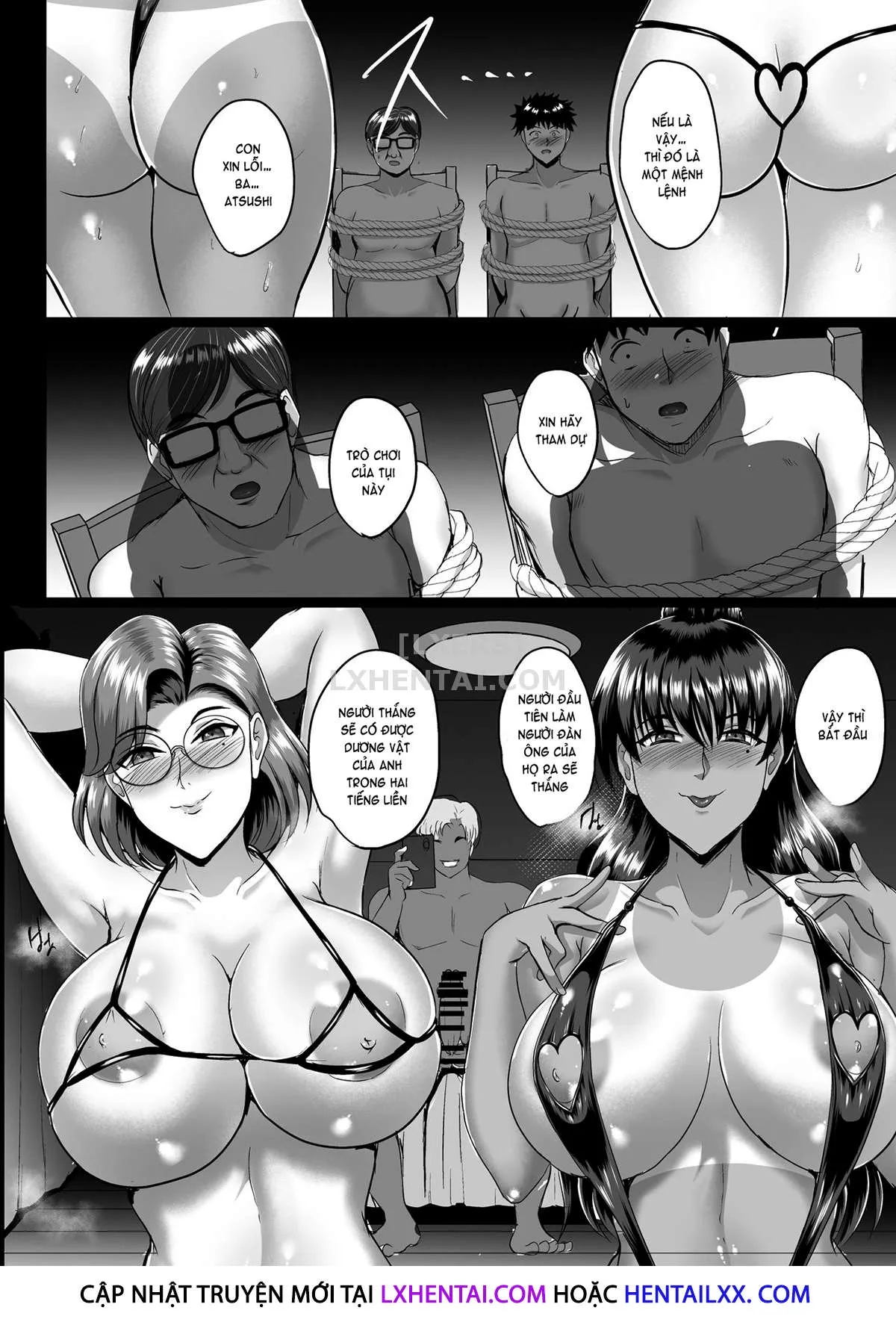 HentaiVN.net - Ảnh 48 - Choukyou Juseizumi Oyako Netorare Kiroku [Finished Impregnation Training - Mother And Daughter NTR Records] - Oneshot