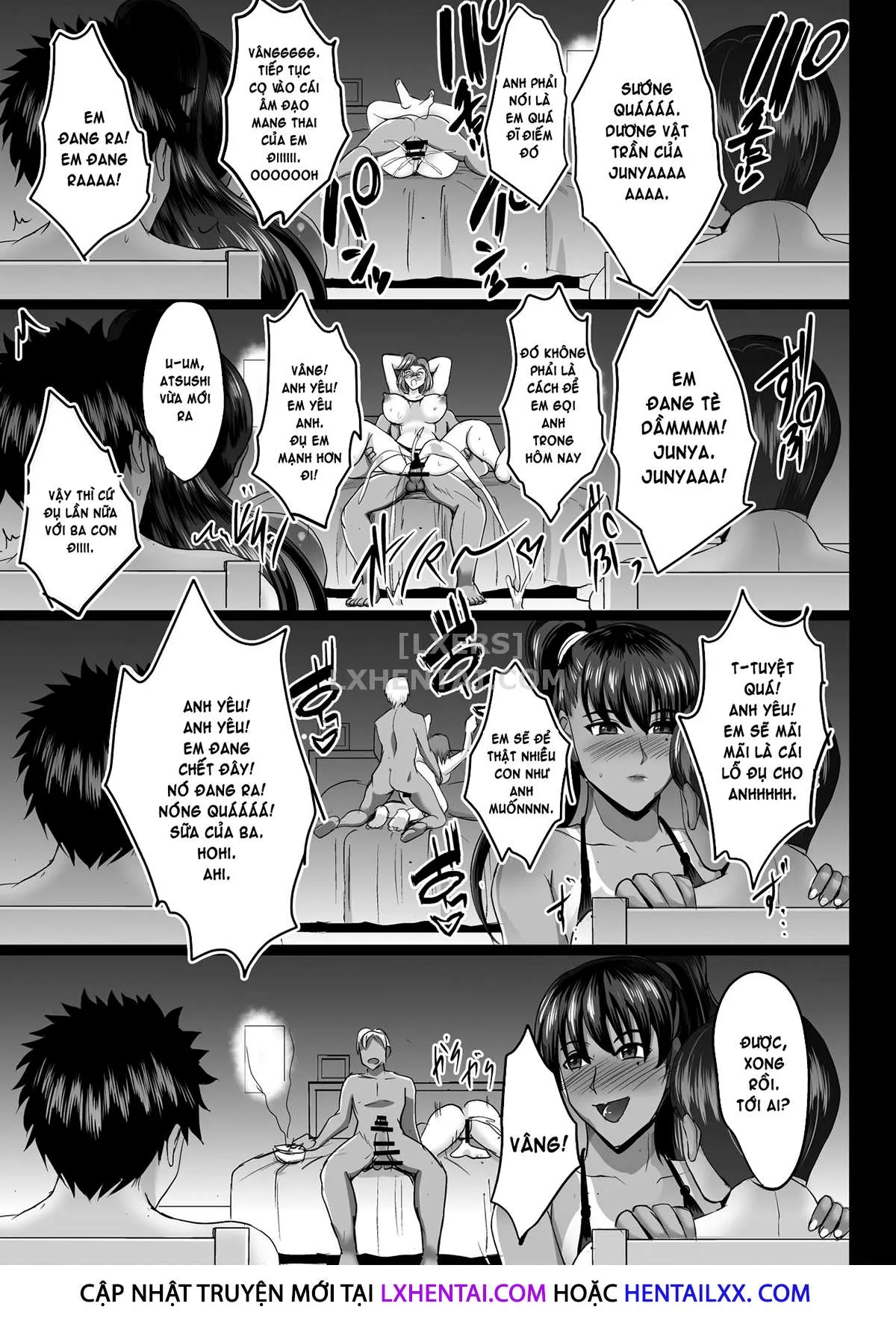 HentaiVN.net - Ảnh 59 - Choukyou Juseizumi Oyako Netorare Kiroku [Finished Impregnation Training - Mother And Daughter NTR Records] - Oneshot