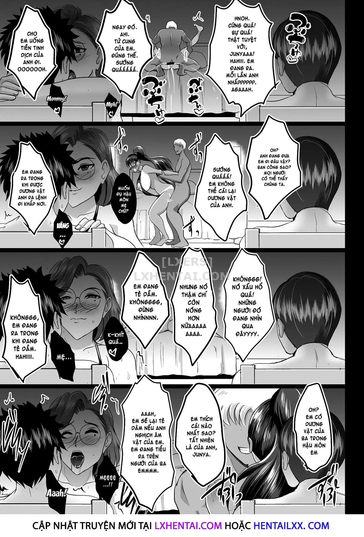 HentaiVN.net - Ảnh 61 - Choukyou Juseizumi Oyako Netorare Kiroku [Finished Impregnation Training - Mother And Daughter NTR Records] - Oneshot