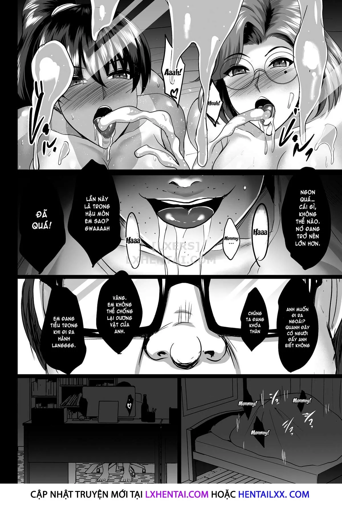 HentaiVN.net - Ảnh 67 - Choukyou Juseizumi Oyako Netorare Kiroku [Finished Impregnation Training - Mother And Daughter NTR Records] - Oneshot
