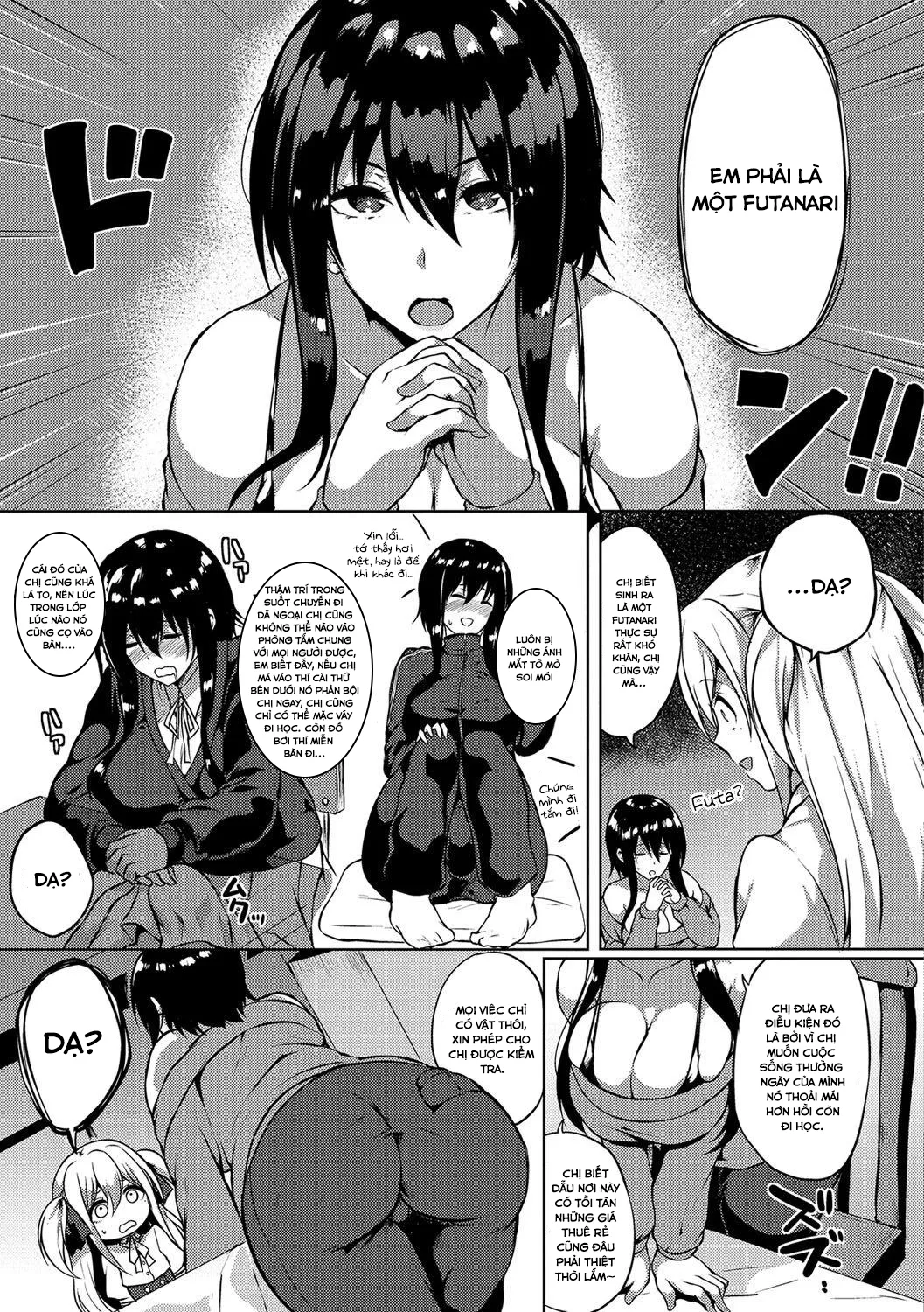 HentaiVN.net - Ảnh 4 - Futanari Shou no Otokonoko - Chap 1