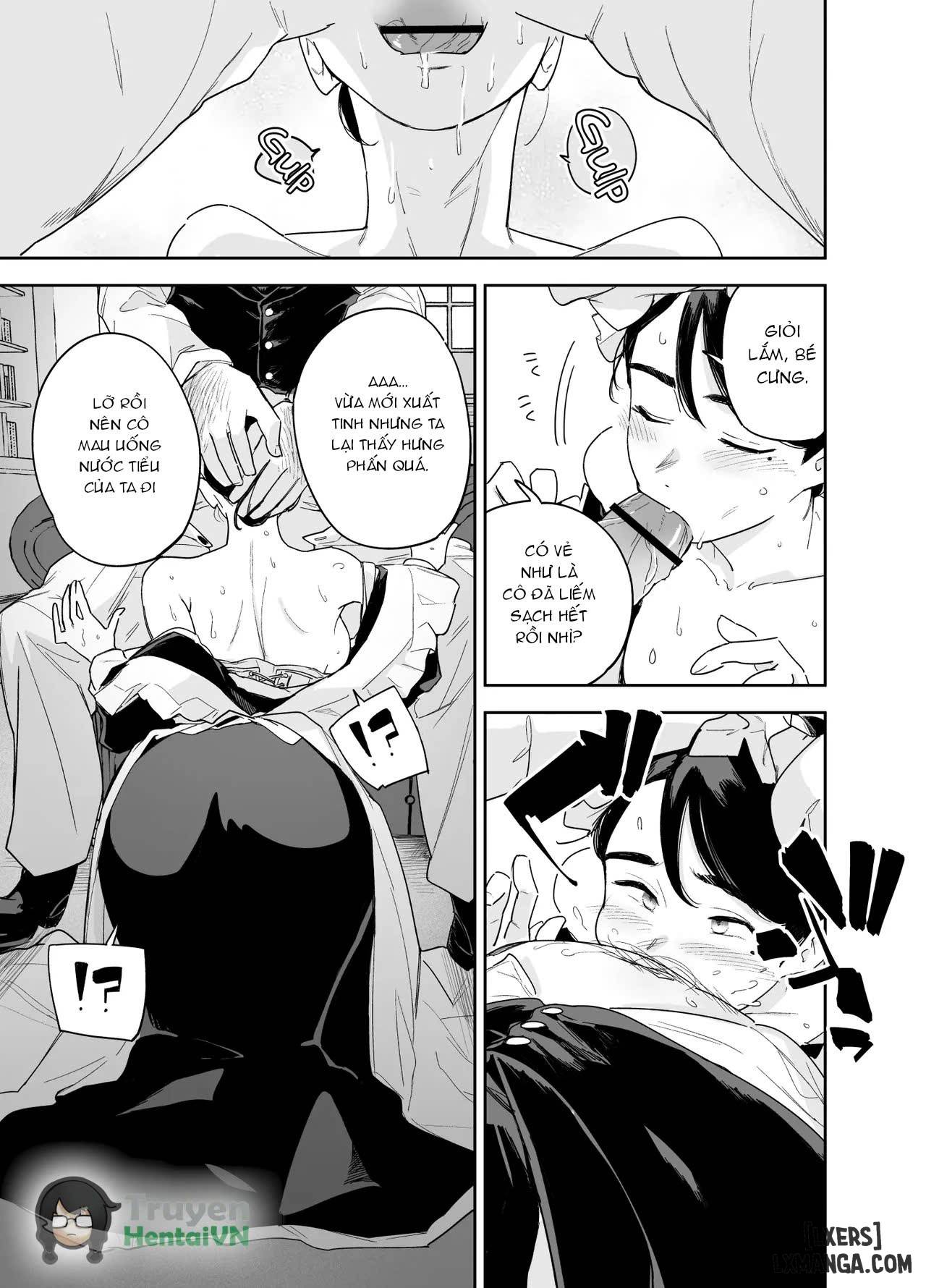 HentaiVN.net - Ảnh 14 - Wagaya no Housemaid Bridget Sei no Gohoushi ~Danro Souji kara Kozukuri made~ - Oneshot