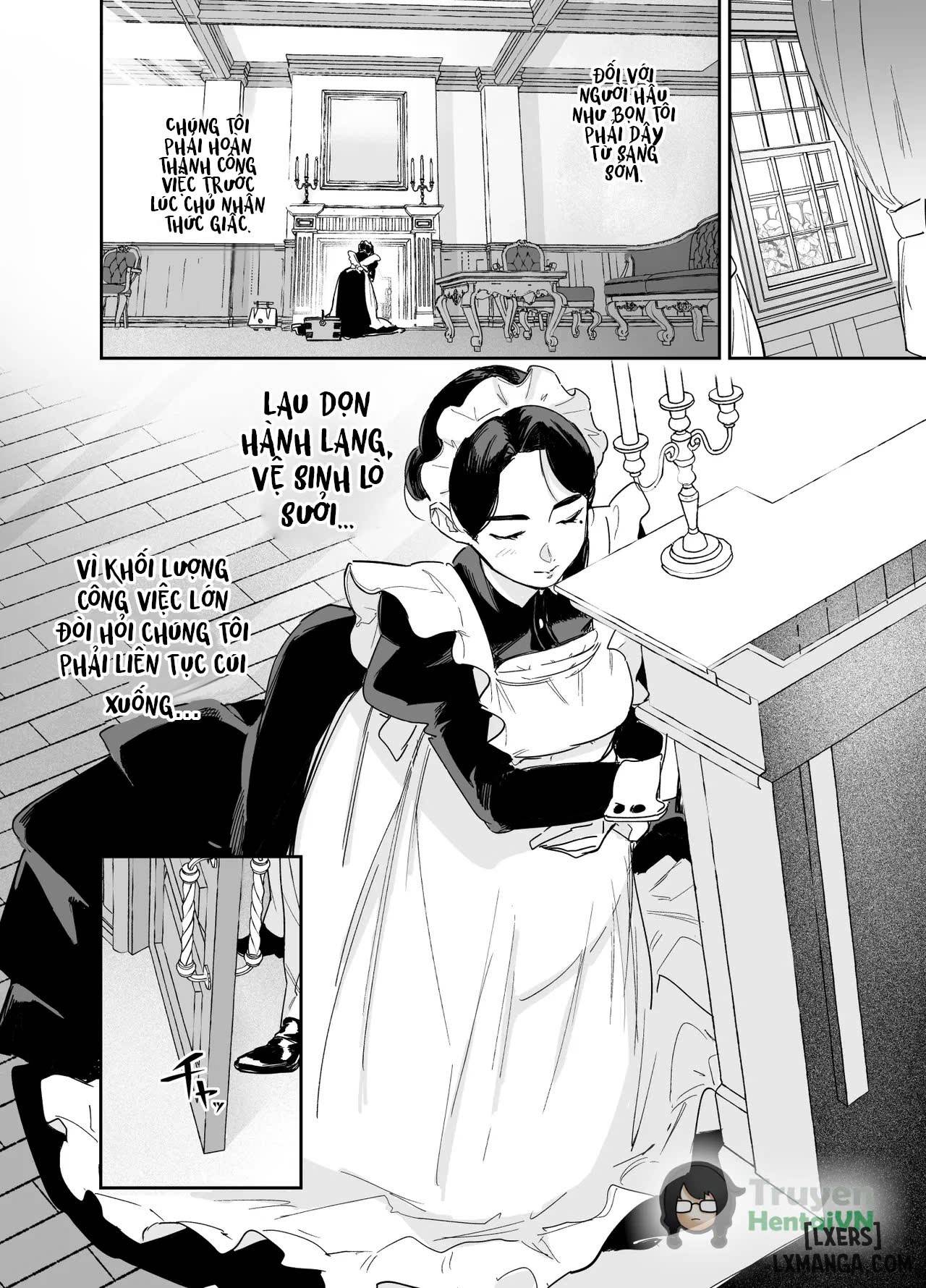HentaiVN.net - Ảnh 27 - Wagaya no Housemaid Bridget Sei no Gohoushi ~Danro Souji kara Kozukuri made~ - Oneshot