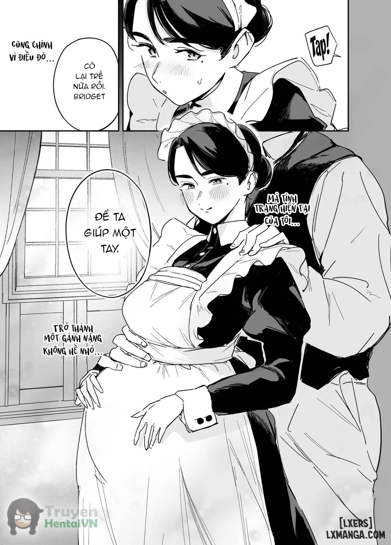 HentaiVN.net - Ảnh 28 - Wagaya no Housemaid Bridget Sei no Gohoushi ~Danro Souji kara Kozukuri made~ - Oneshot