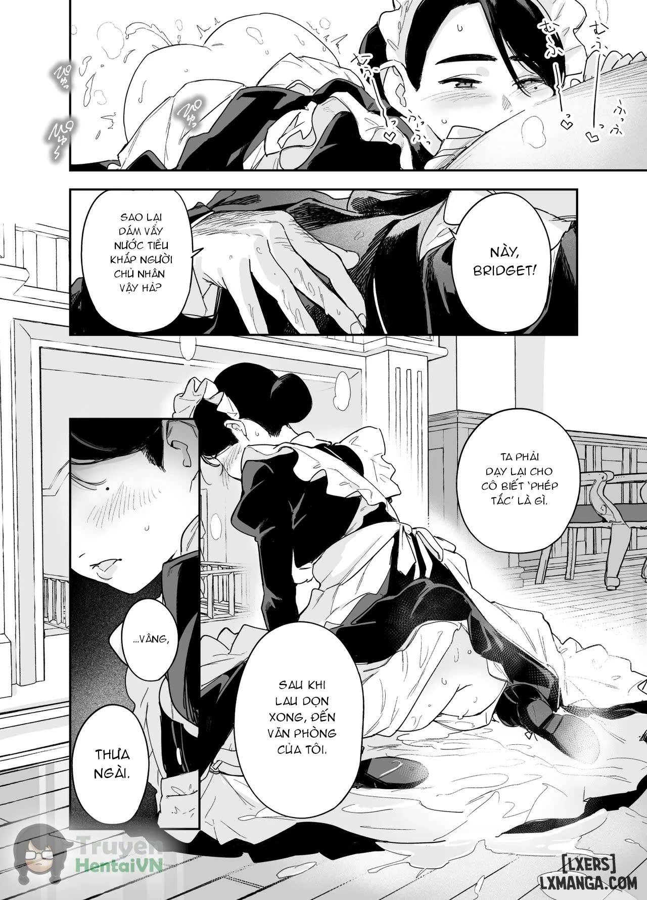 HentaiVN.net - Ảnh 9 - Wagaya no Housemaid Bridget Sei no Gohoushi ~Danro Souji kara Kozukuri made~ - Oneshot
