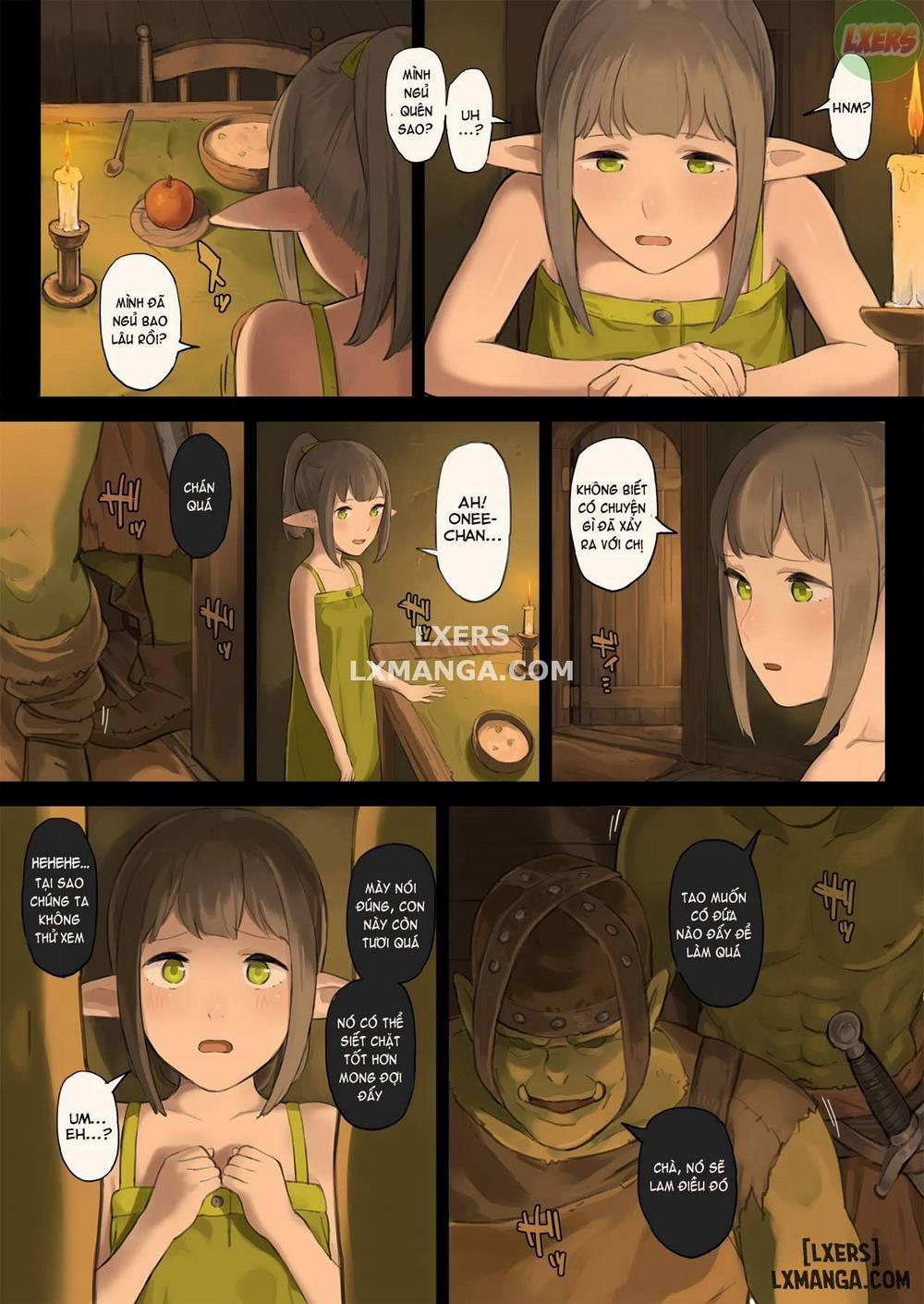 HentaiVN.net - Ảnh 31 - Elf No Sato To Ogre Gun - Oneshot