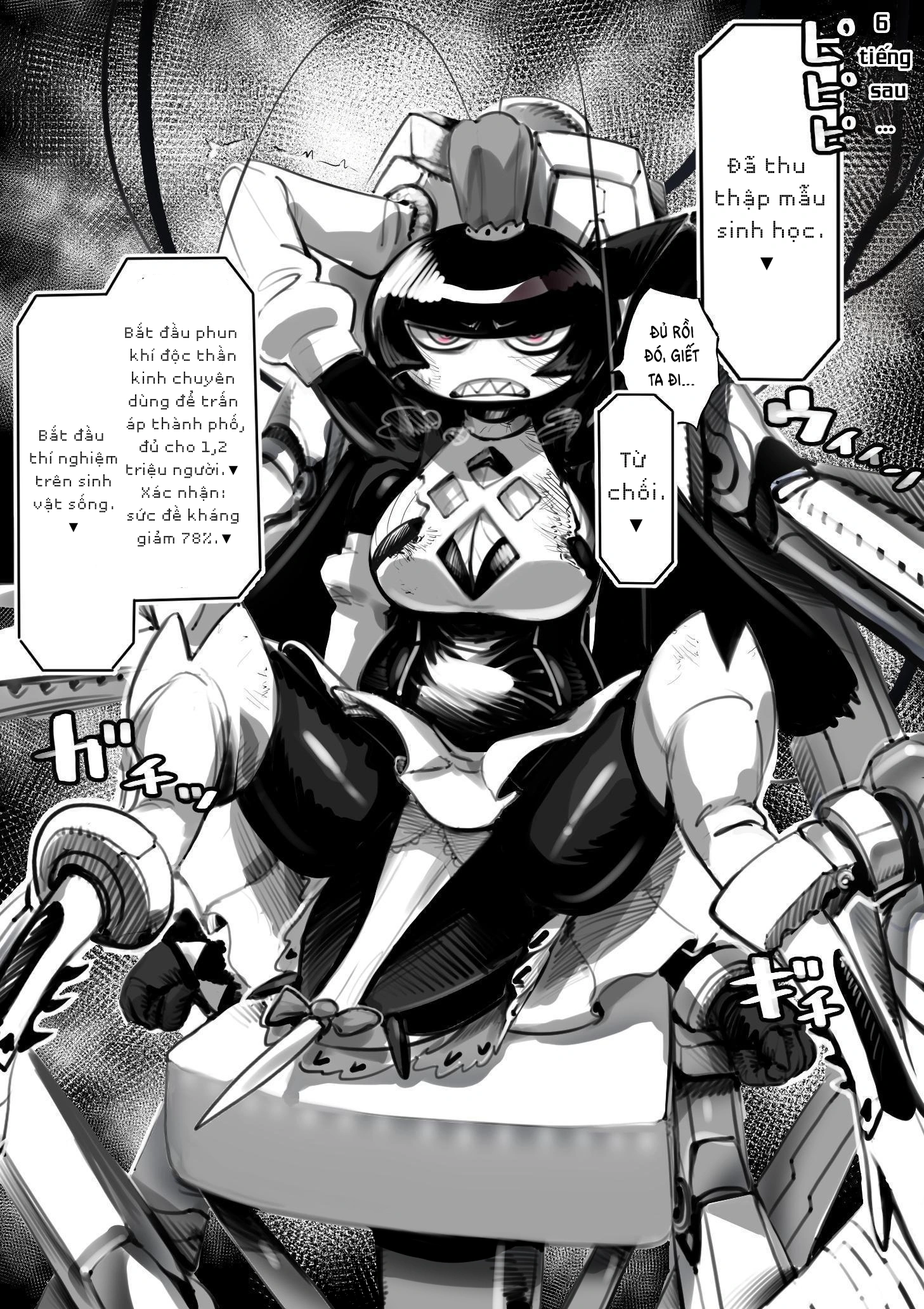 HentaiVN.net - Ảnh 3 - Ma vương số 38 vs thí nghiệm sinh học - Oneshot
