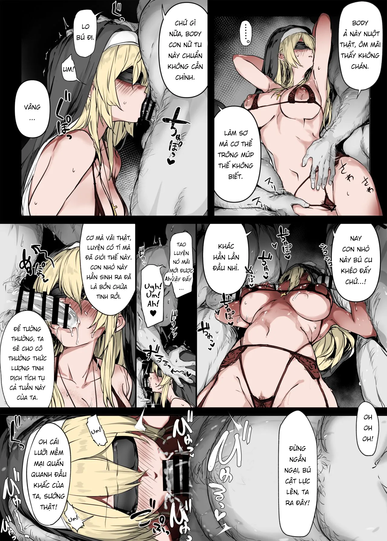 HentaiVN.net - Ảnh 4 - Sơ bú cu sugar daddy để giúp lũ đỗ nghèo khỉ - Oneshot