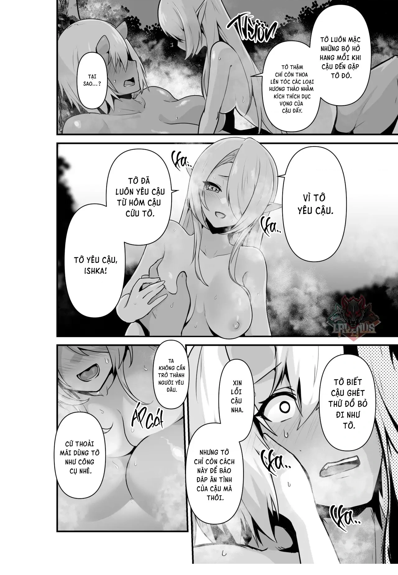 HentaiVN.net - Ảnh 14 - Elf to Orge ga Love-love Ecchi suru Ohanashi - Chap 3: Elf to Orge ga Love-love Ecchi suru Ohanashi