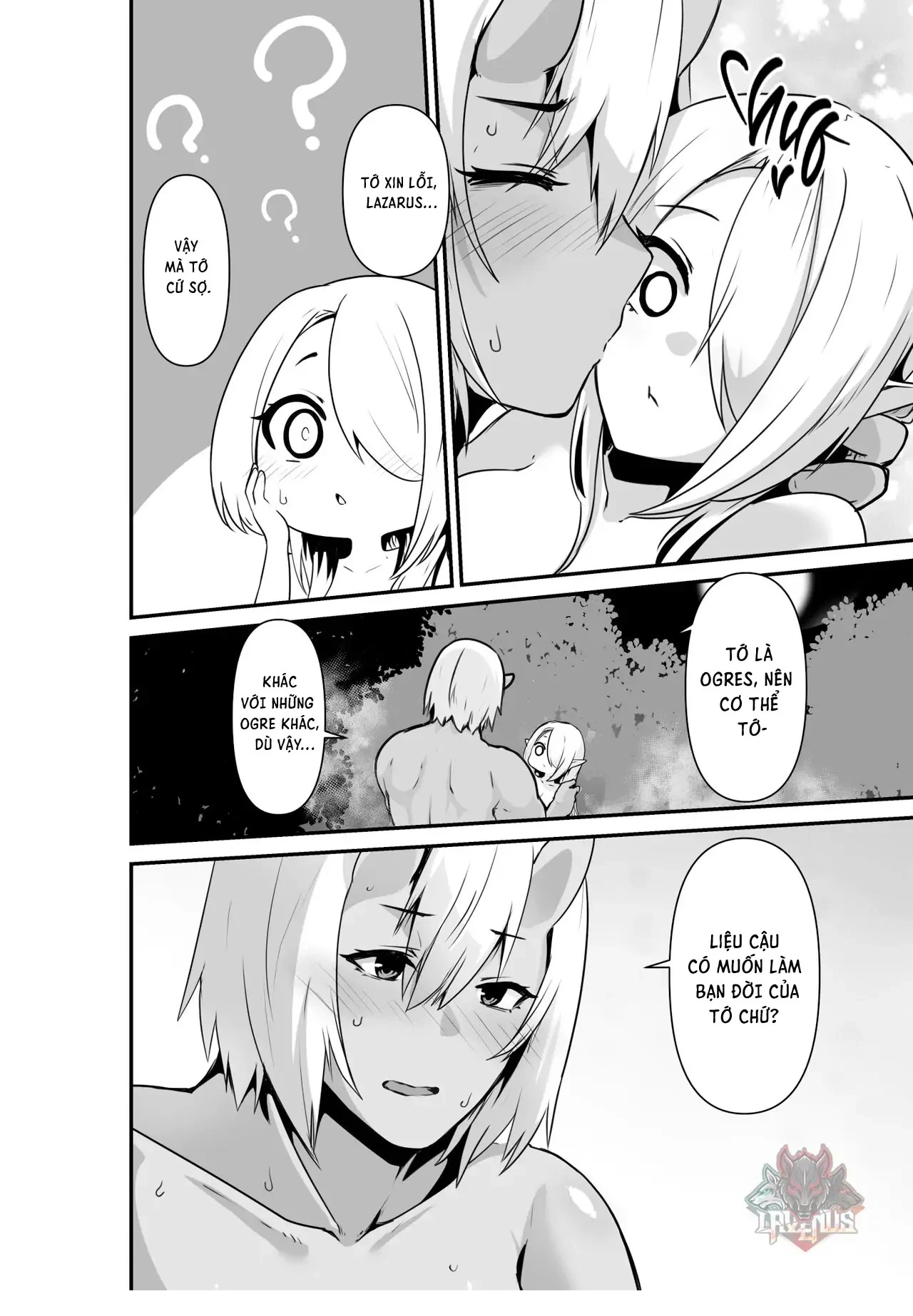 HentaiVN.net - Ảnh 16 - Elf to Orge ga Love-love Ecchi suru Ohanashi - Chap 3: Elf to Orge ga Love-love Ecchi suru Ohanashi