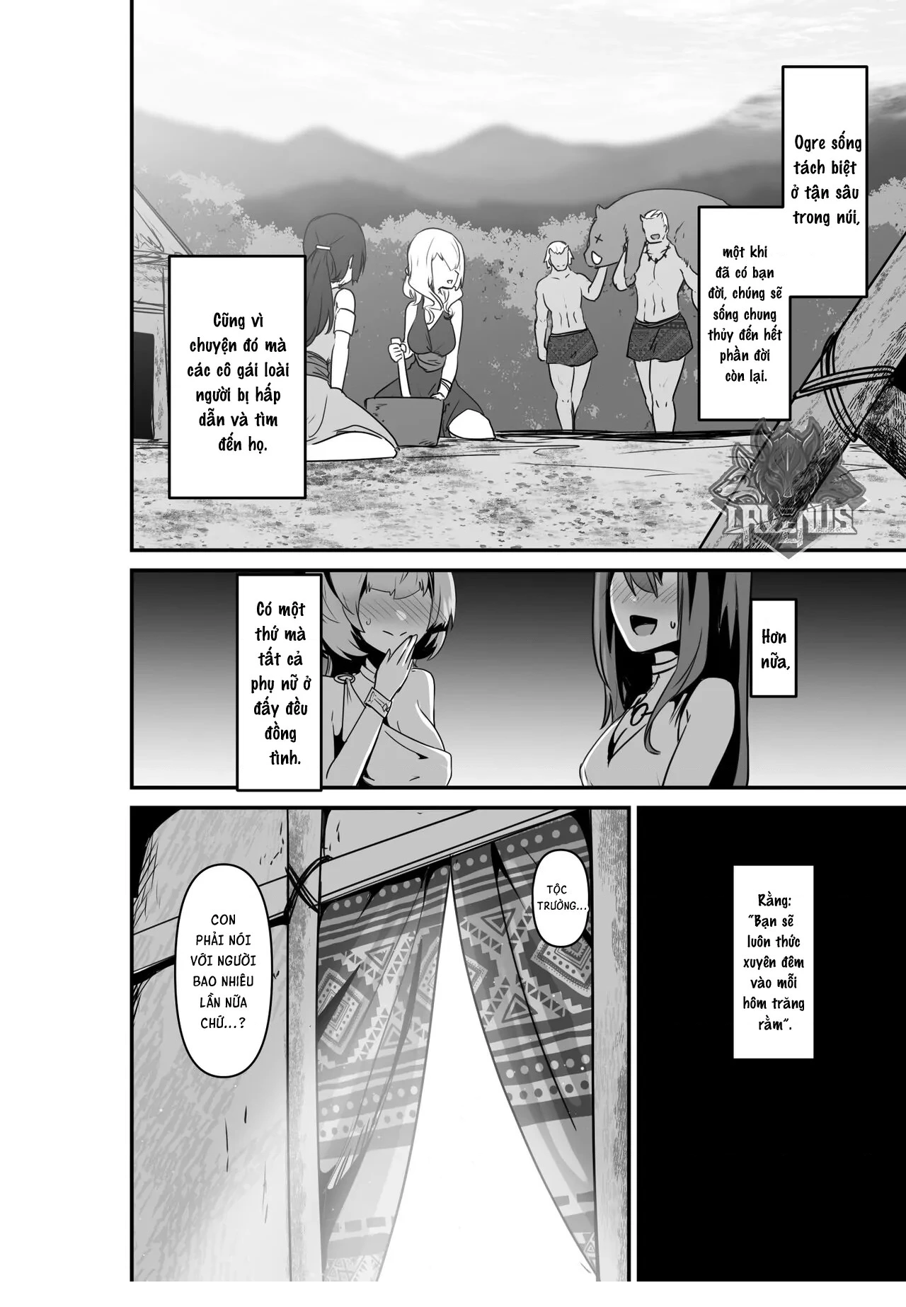 HentaiVN.net - Ảnh 2 - Elf to Orge ga Love-love Ecchi suru Ohanashi - Chap 3: Elf to Orge ga Love-love Ecchi suru Ohanashi