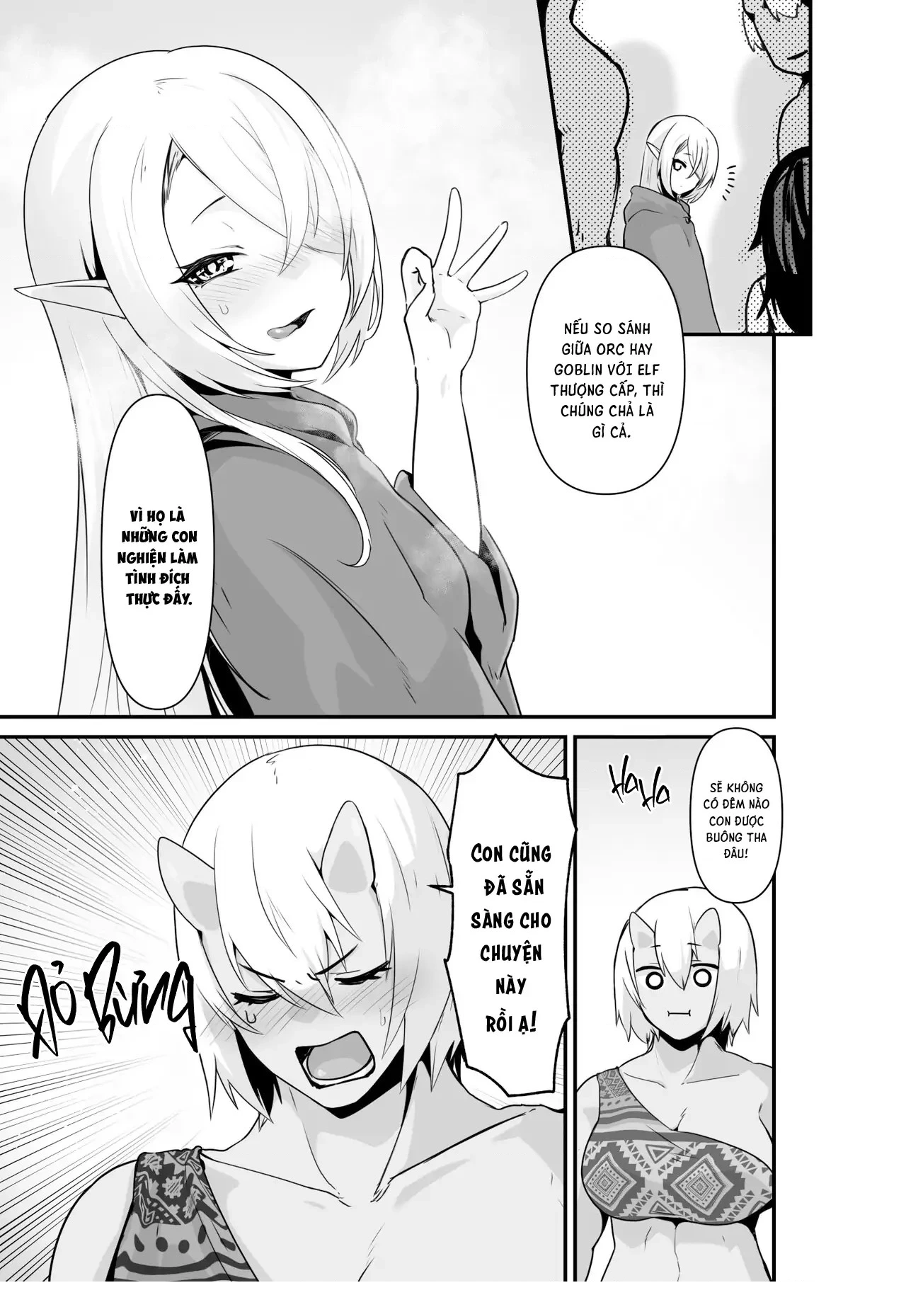 HentaiVN.net - Ảnh 43 - Elf to Orge ga Love-love Ecchi suru Ohanashi - Chap 3: Elf to Orge ga Love-love Ecchi suru Ohanashi