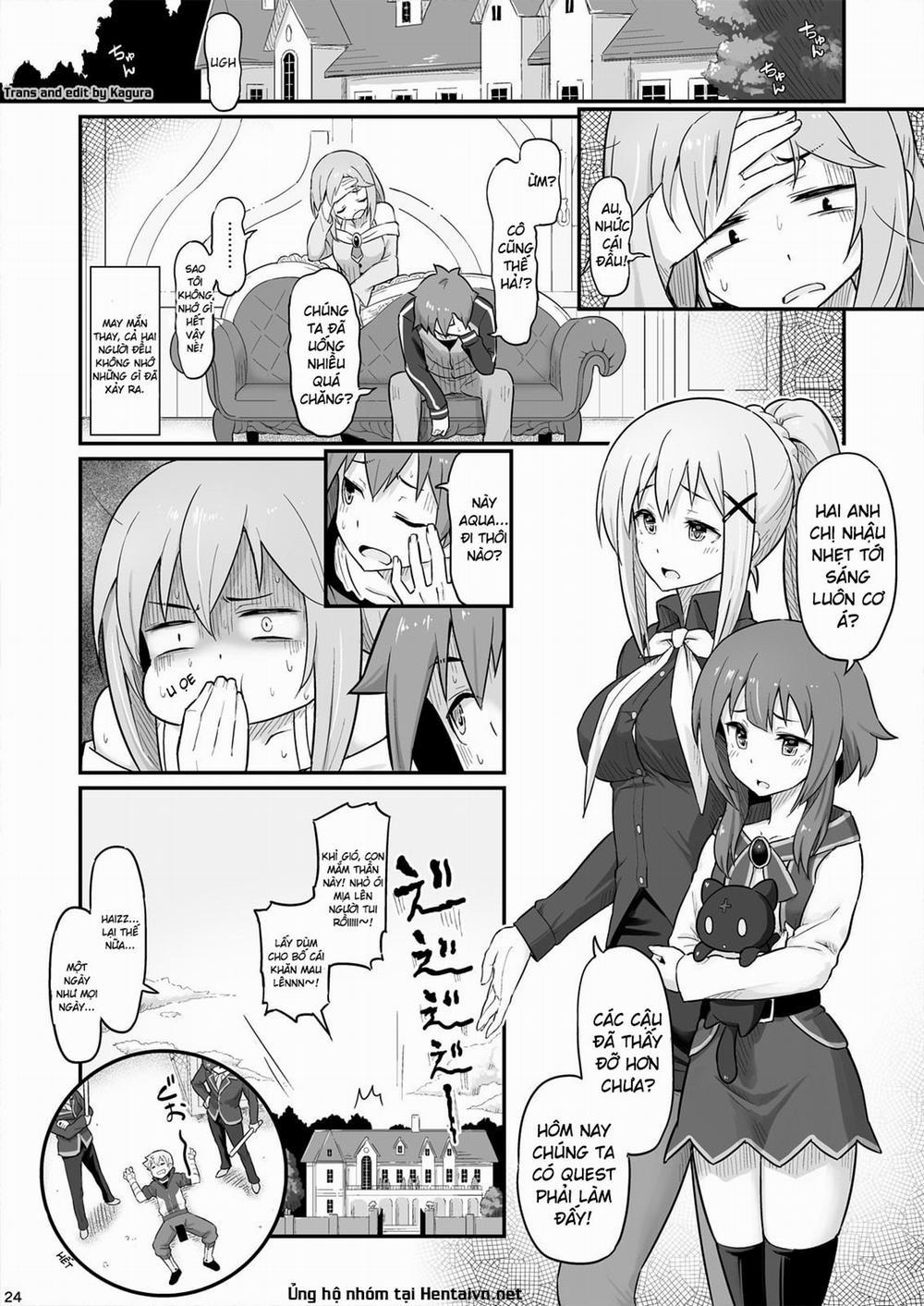HentaiVN.net - Ảnh 25 - Damegami-sama wa Nomisugi ni Gochuui o! (Kono Subarashii Sekai ni Syukufuku o!) [駄女神様は飲み過ぎにご注意を! (この素晴らしい世界に祝福を!)] - Oneshot