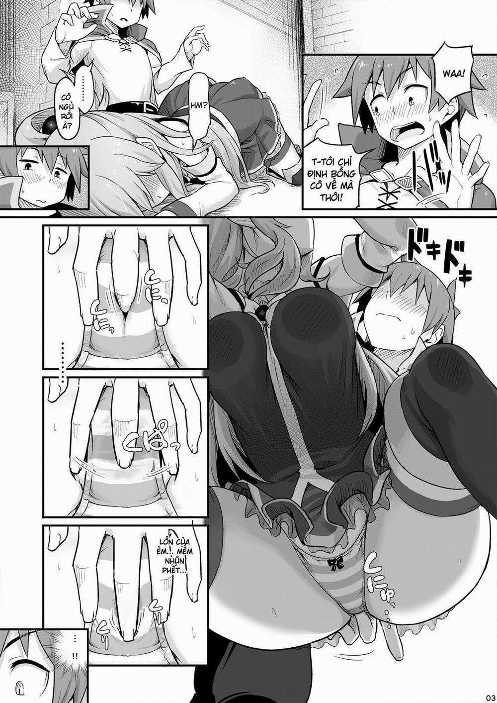 HentaiVN.net - Ảnh 4 - Damegami-sama wa Nomisugi ni Gochuui o! (Kono Subarashii Sekai ni Syukufuku o!) [駄女神様は飲み過ぎにご注意を! (この素晴らしい世界に祝福を!)] - Oneshot