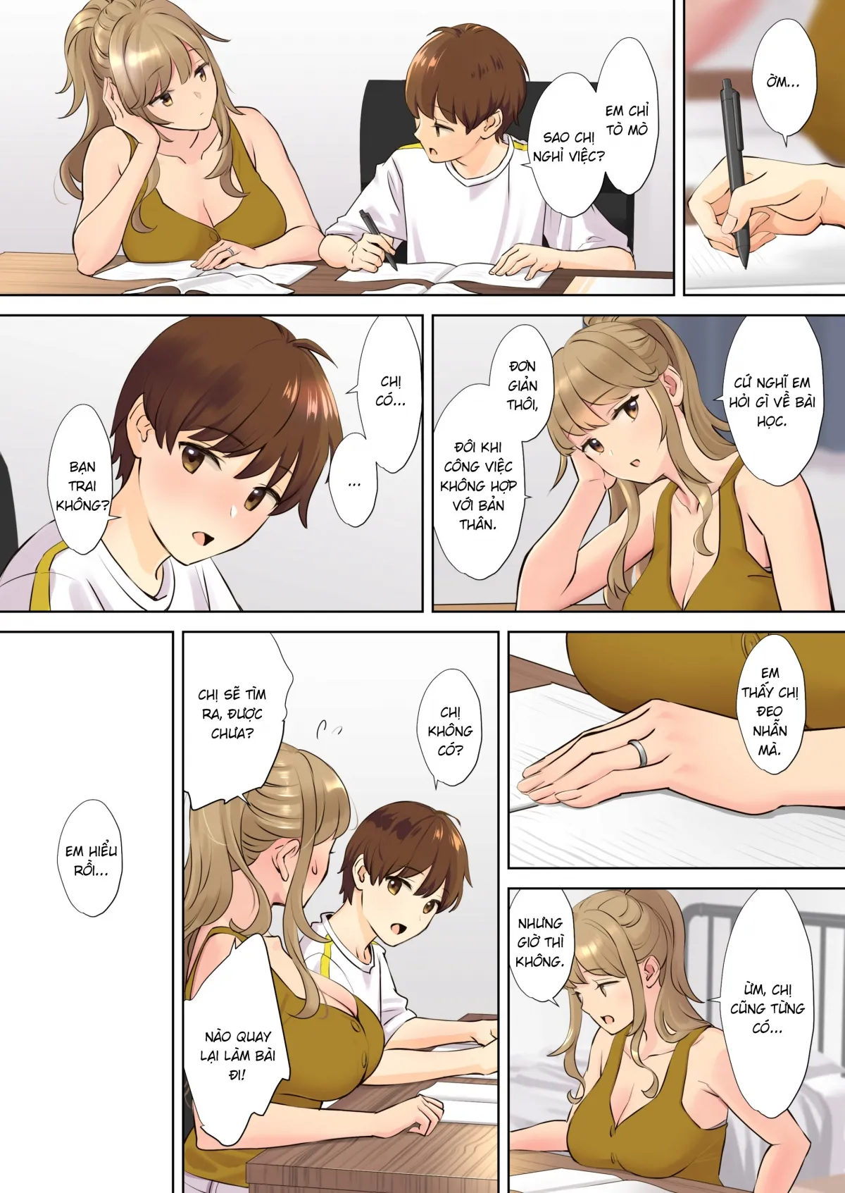 HentaiVN.net - Ảnh 10 - Sống cùng bà chị neet [NEET Onee-chan to Boku] - Chap 1