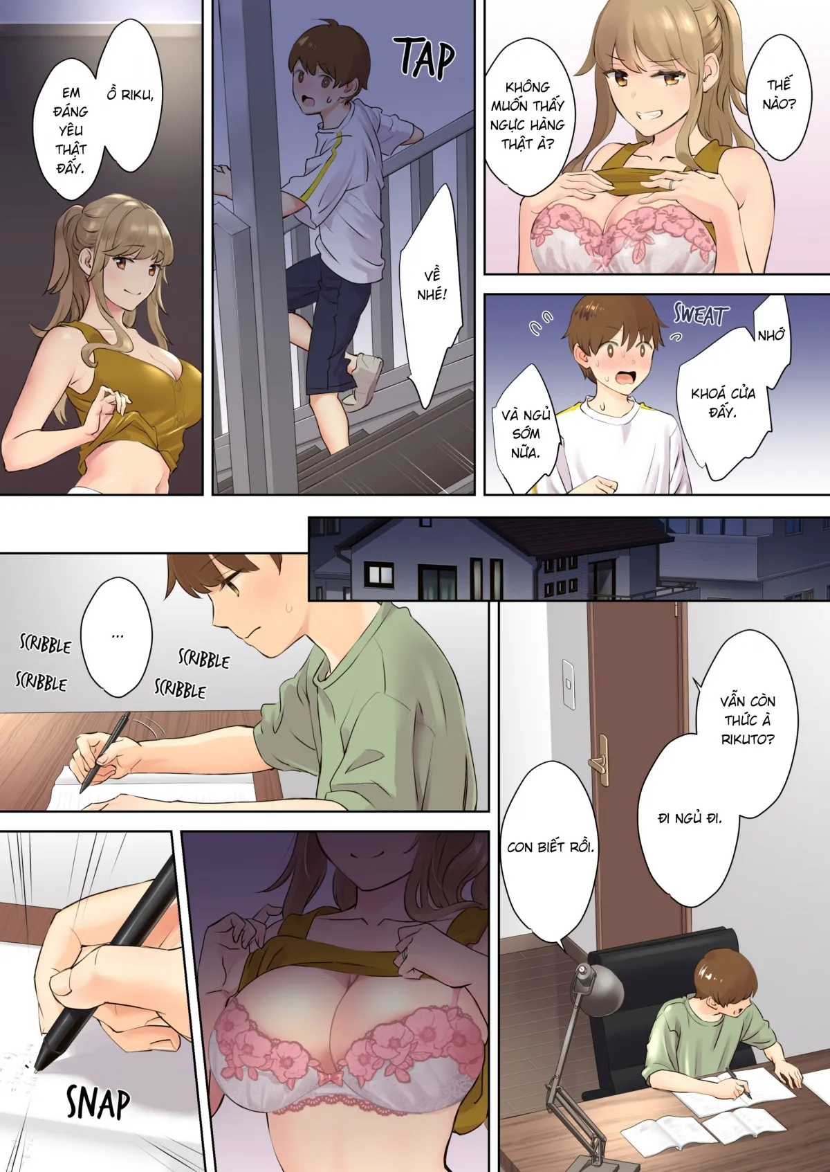 HentaiVN.net - Ảnh 13 - Sống cùng bà chị neet [NEET Onee-chan to Boku] - Chap 1