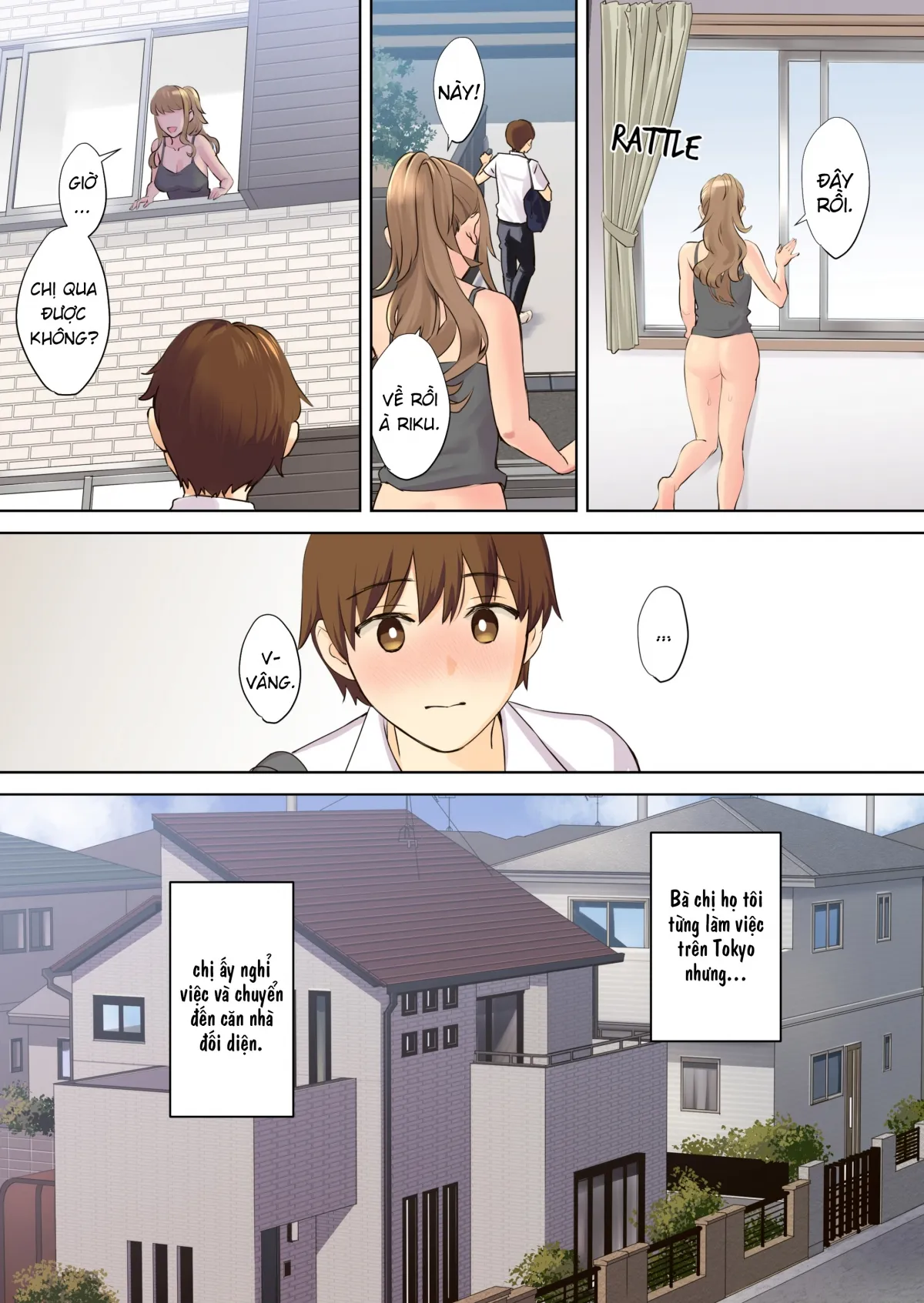 HentaiVN.net - Ảnh 7 - Sống cùng bà chị neet [NEET Onee-chan to Boku] - Chap 1