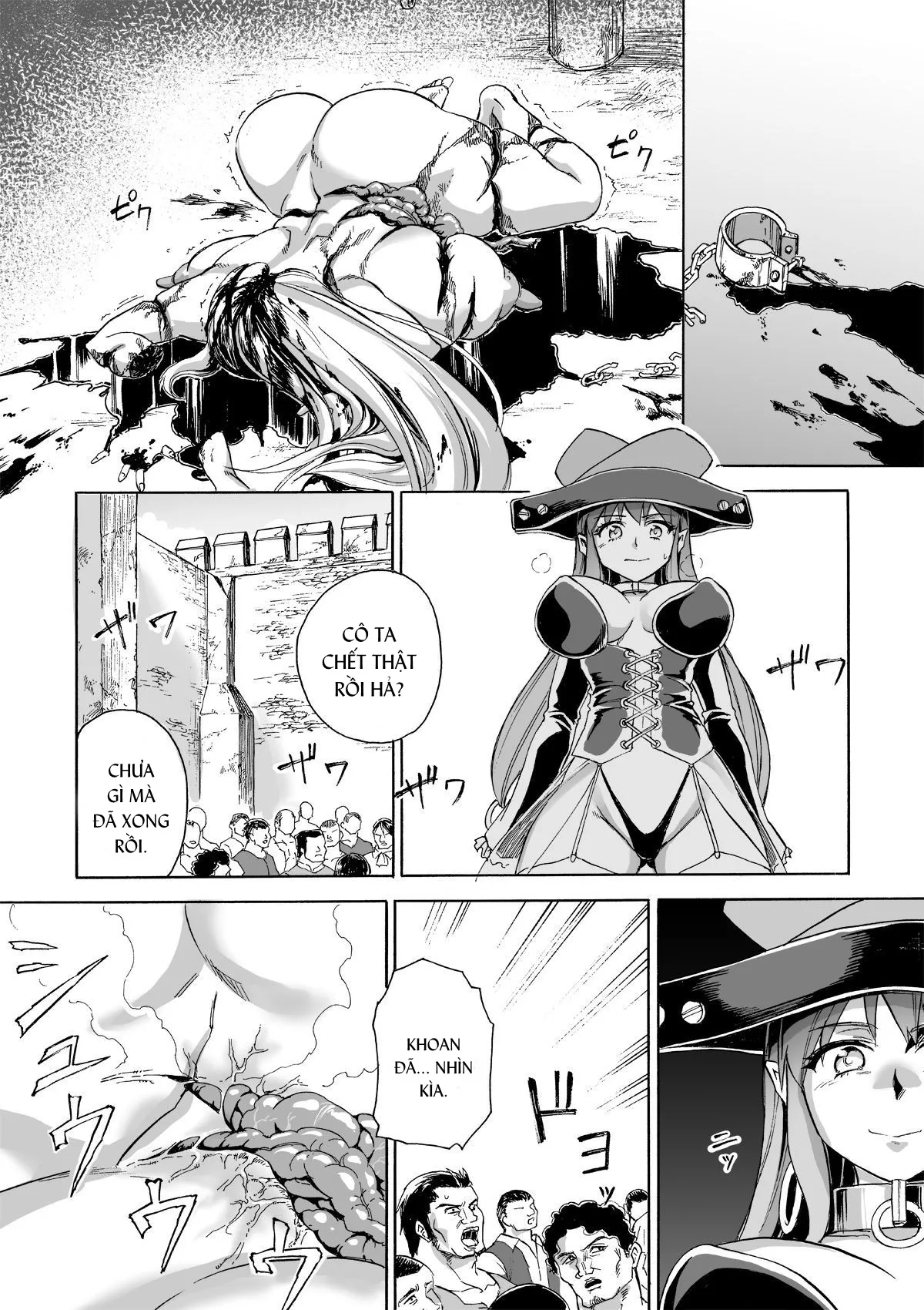 HentaiVN.net - Ảnh 14 - Majo no Rakujitsu 2 -Kagyaku- [Witch's Final Hour 2 -Cruel Torture- ; 魔女の落日2 -苛虐-] - Chap 2.1