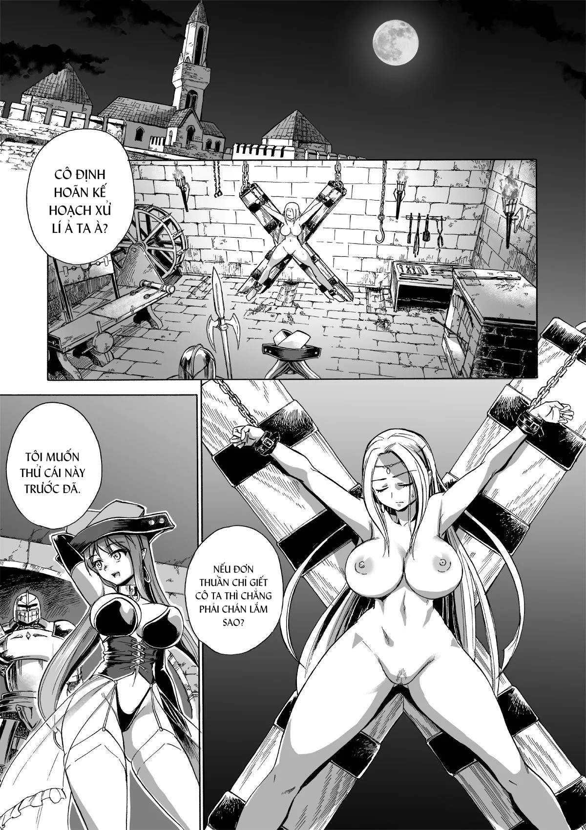 HentaiVN.net - Ảnh 3 - Majo no Rakujitsu 2 -Kagyaku- [Witch's Final Hour 2 -Cruel Torture- ; 魔女の落日2 -苛虐-] - Chap 2.1