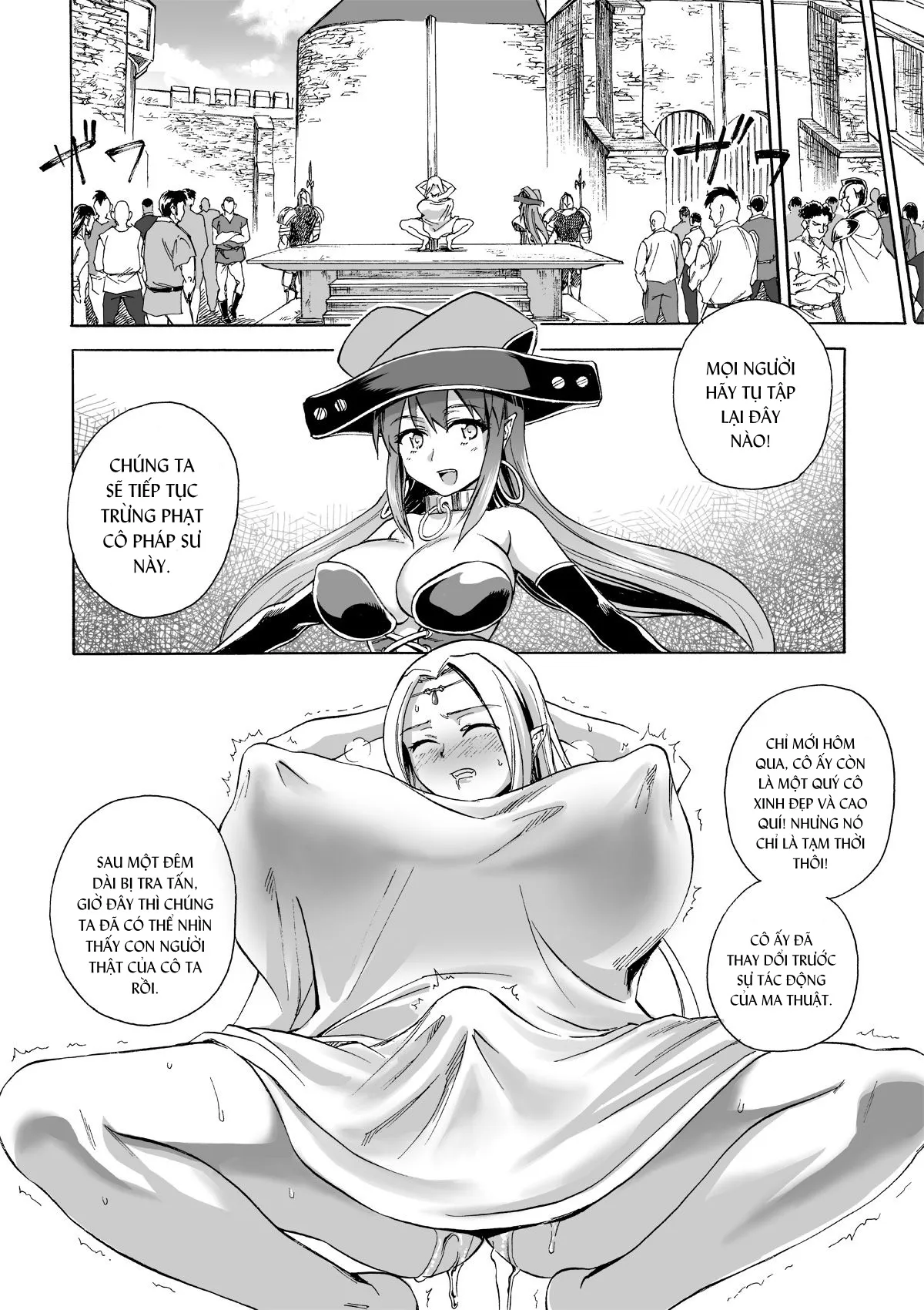 HentaiVN.net - Ảnh 6 - Majo no Rakujitsu 2 -Kagyaku- [Witch's Final Hour 2 -Cruel Torture- ; 魔女の落日2 -苛虐-] - Chap 2.1