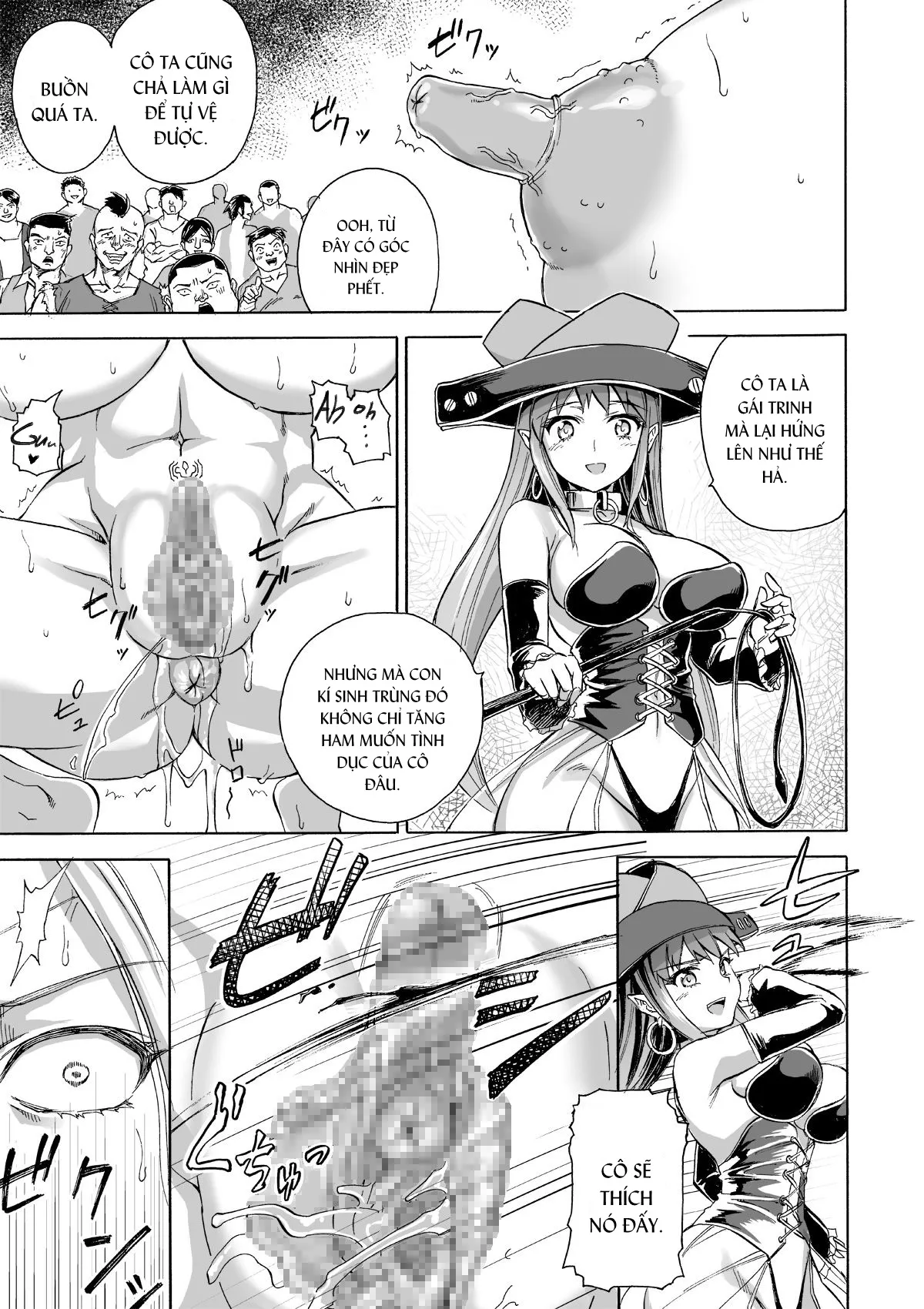 HentaiVN.net - Ảnh 9 - Majo no Rakujitsu 2 -Kagyaku- [Witch's Final Hour 2 -Cruel Torture- ; 魔女の落日2 -苛虐-] - Chap 2.1