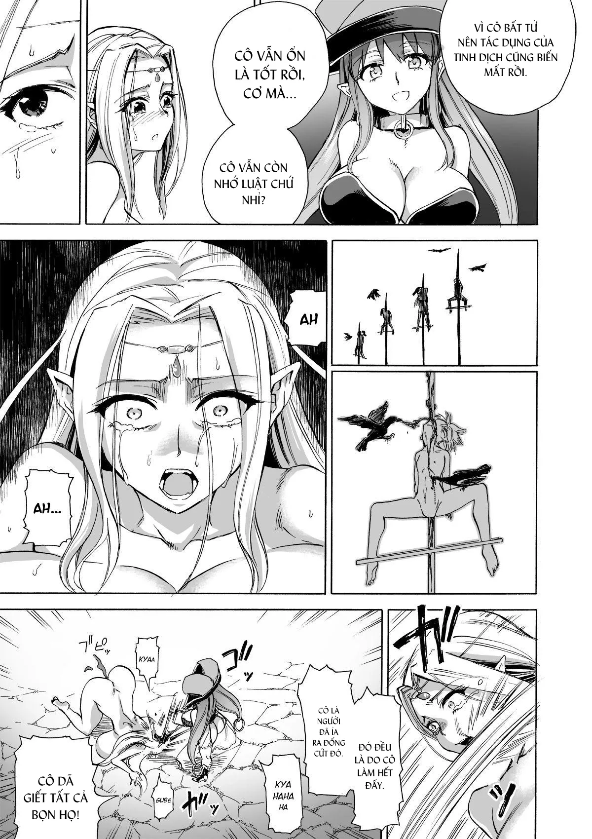 HentaiVN.net - Ảnh 15 - Majo no Rakujitsu 2 -Kagyaku- [Witch's Final Hour 2 -Cruel Torture- ; 魔女の落日2 -苛虐-] - Chap 2.2