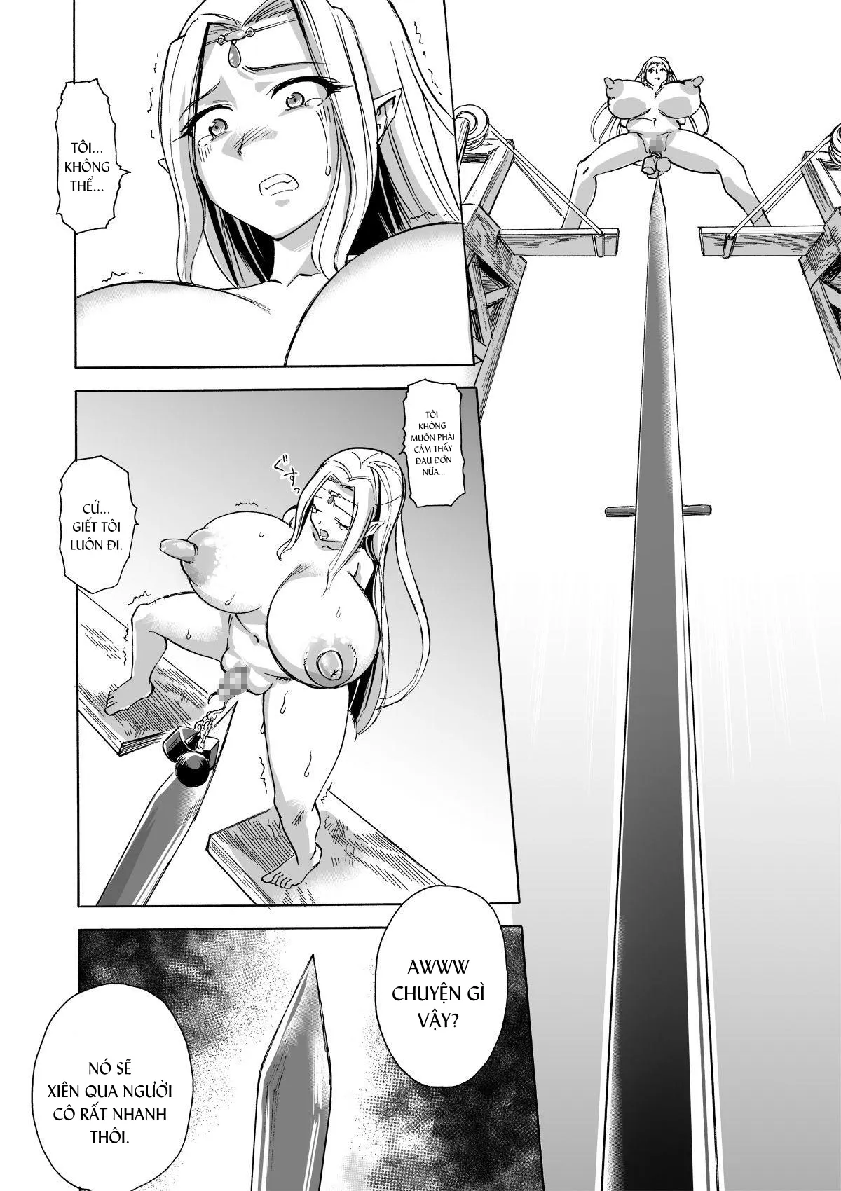 HentaiVN.net - Ảnh 18 - Majo no Rakujitsu 2 -Kagyaku- [Witch's Final Hour 2 -Cruel Torture- ; 魔女の落日2 -苛虐-] - Chap 2.2