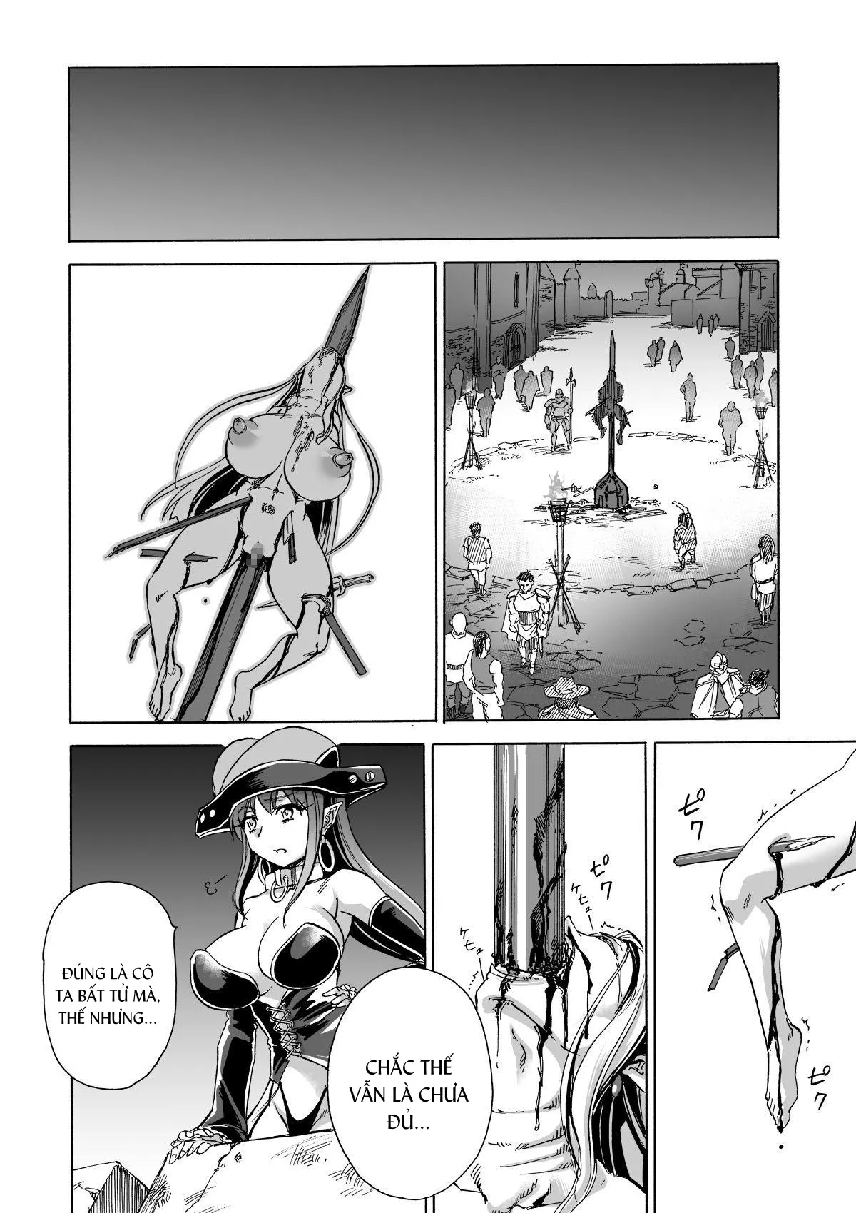 HentaiVN.net - Ảnh 24 - Majo no Rakujitsu 2 -Kagyaku- [Witch's Final Hour 2 -Cruel Torture- ; 魔女の落日2 -苛虐-] - Chap 2.2