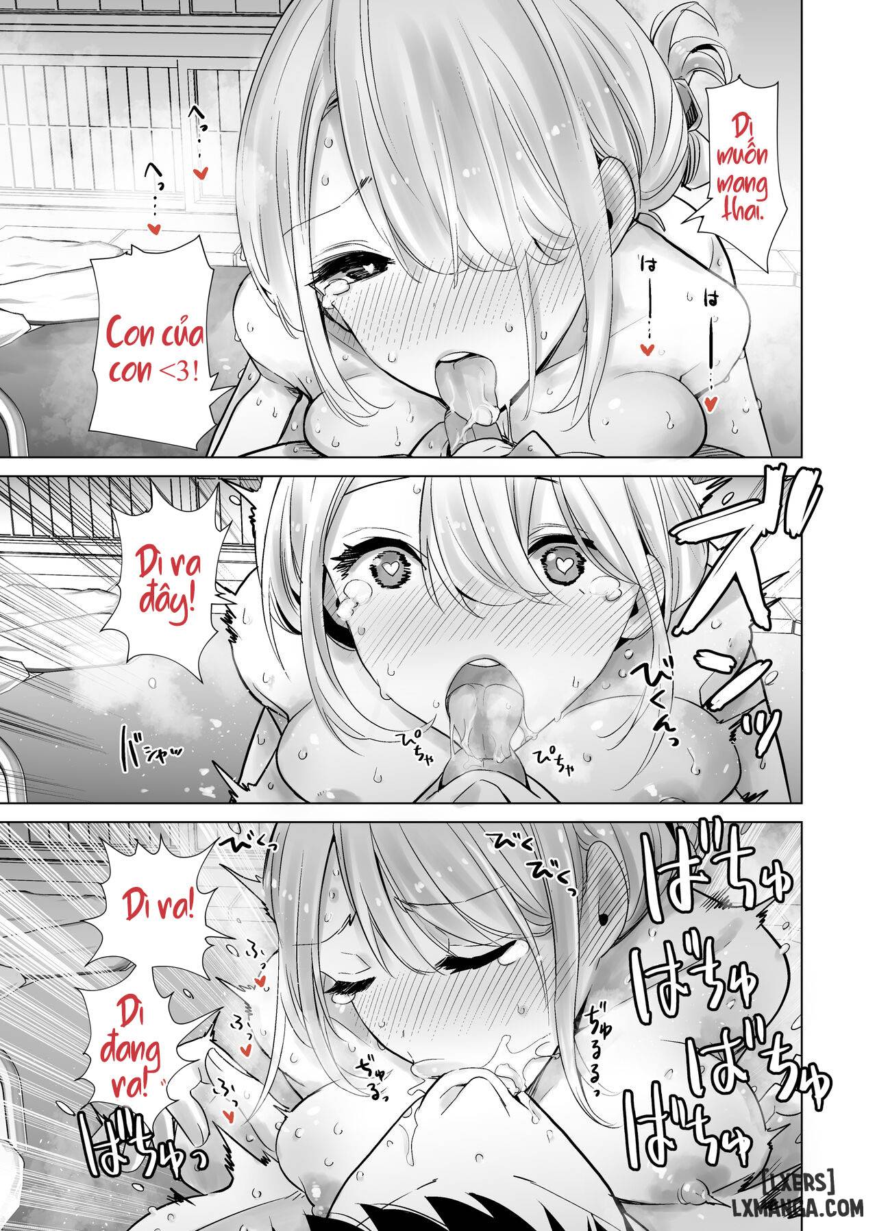 HentaiVN.net - Ảnh 24 - Tomodachi no Mama ga Boku no Dekachin Ikimakutta Onsen Ryokou - Oneshot