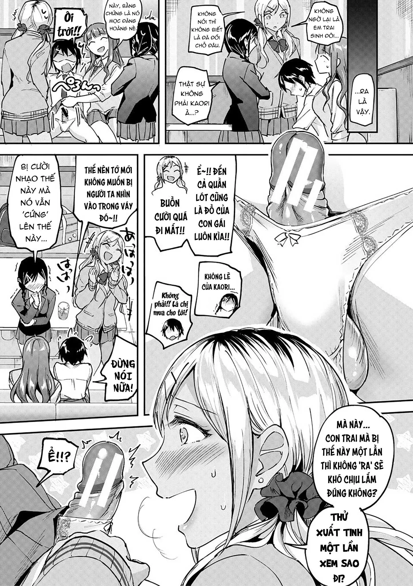 HentaiVN.net - Ảnh 16 - Thức tỉnh đi! Mấy cô nàng dâm đãng - Chap 1: Bị bạn bè của chị úp bô